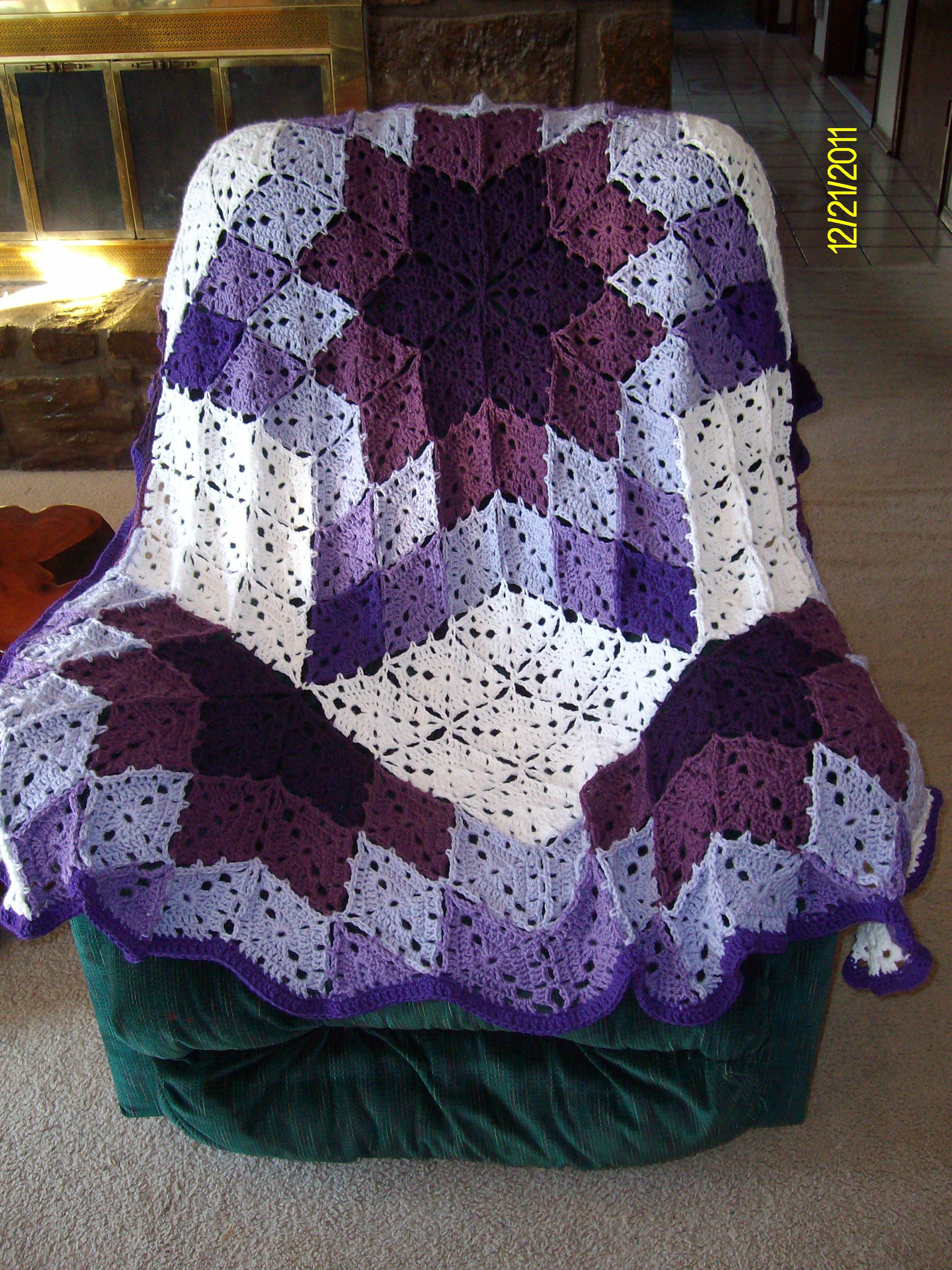 Prairie Star Crochet Pattern Prairie Star Afghan Made For Shawna Palmer In 2011 Completed