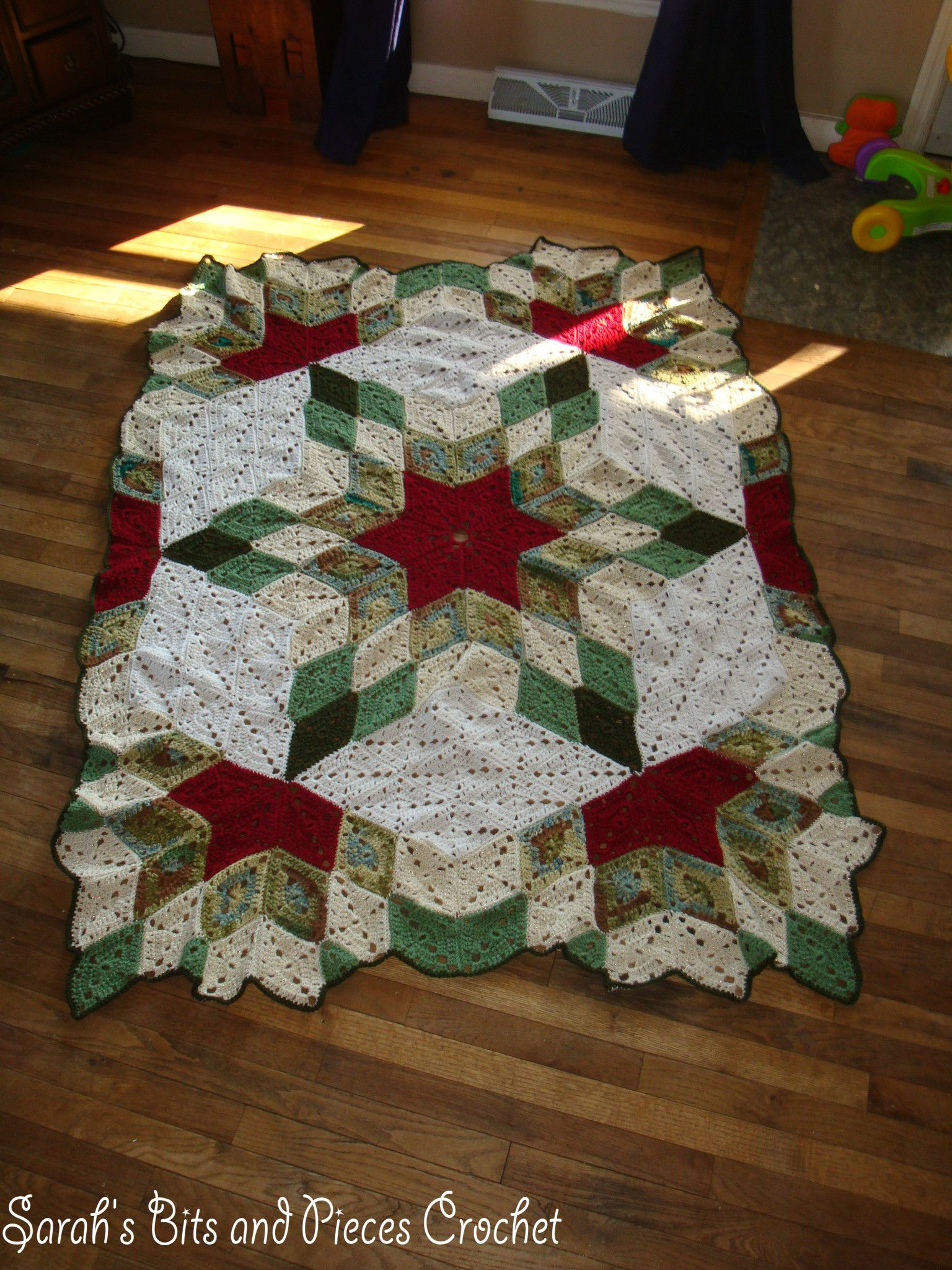 Prairie Star Crochet Pattern Prairie Star Quiltghan Like The Corners Better On This Version