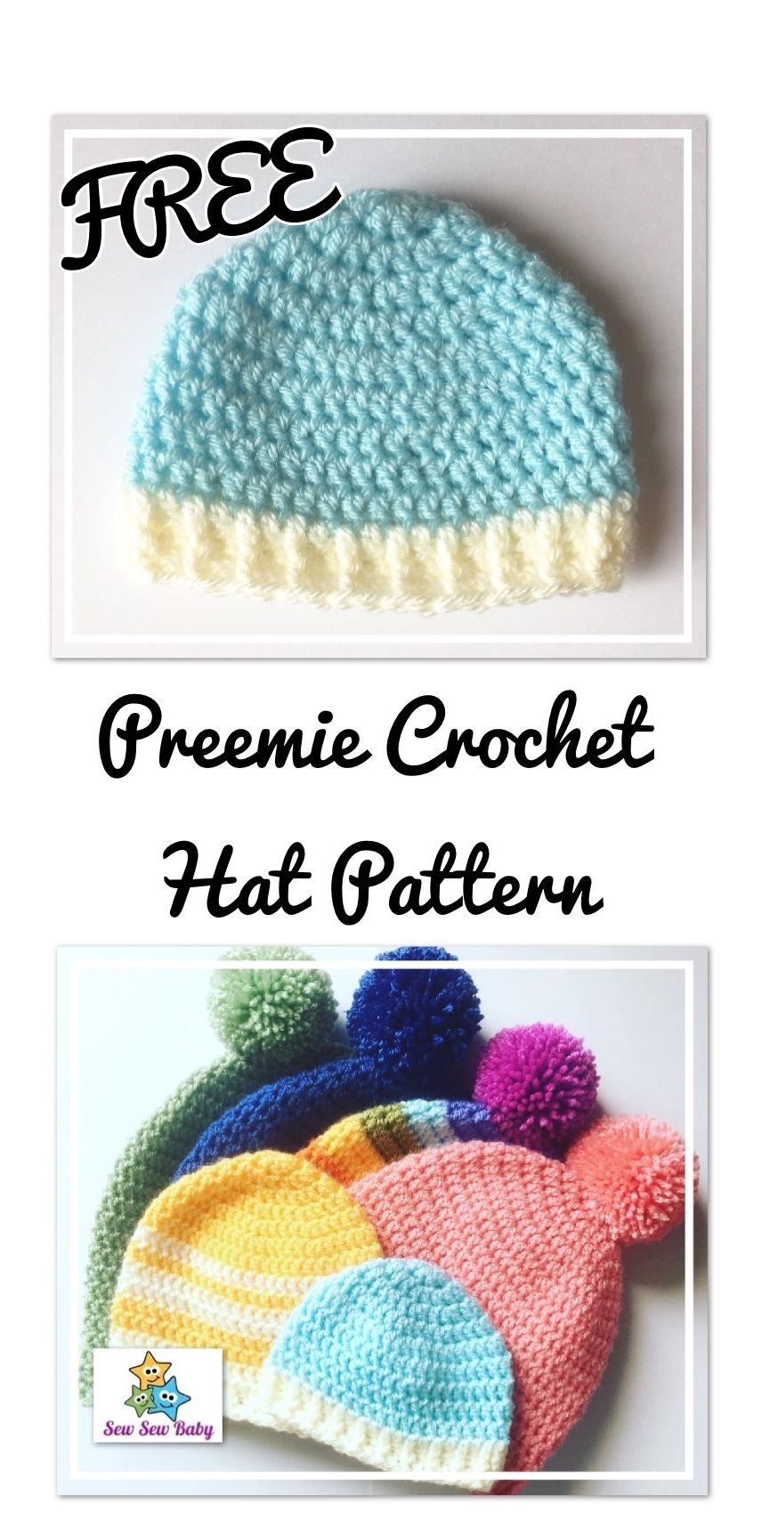 Preemie Crochet Hat Pattern Free Preemie Crochet Hat Pattern Crochet For Ba Children
