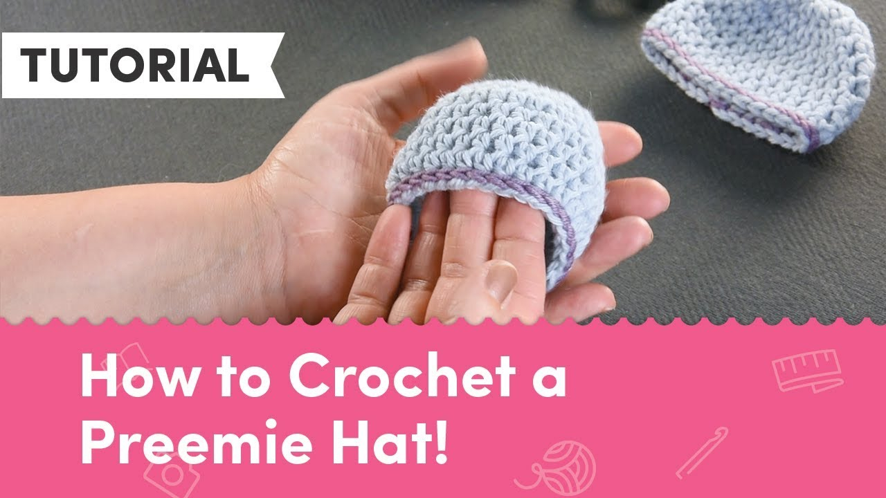 Preemie Crochet Hat Pattern How To Crochet A Preemie Ba Hat Youtube