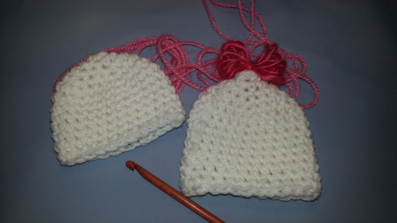 Preemie Crochet Hat Pattern How To Crochet A Preemie Hat 15 2lbs Youtube