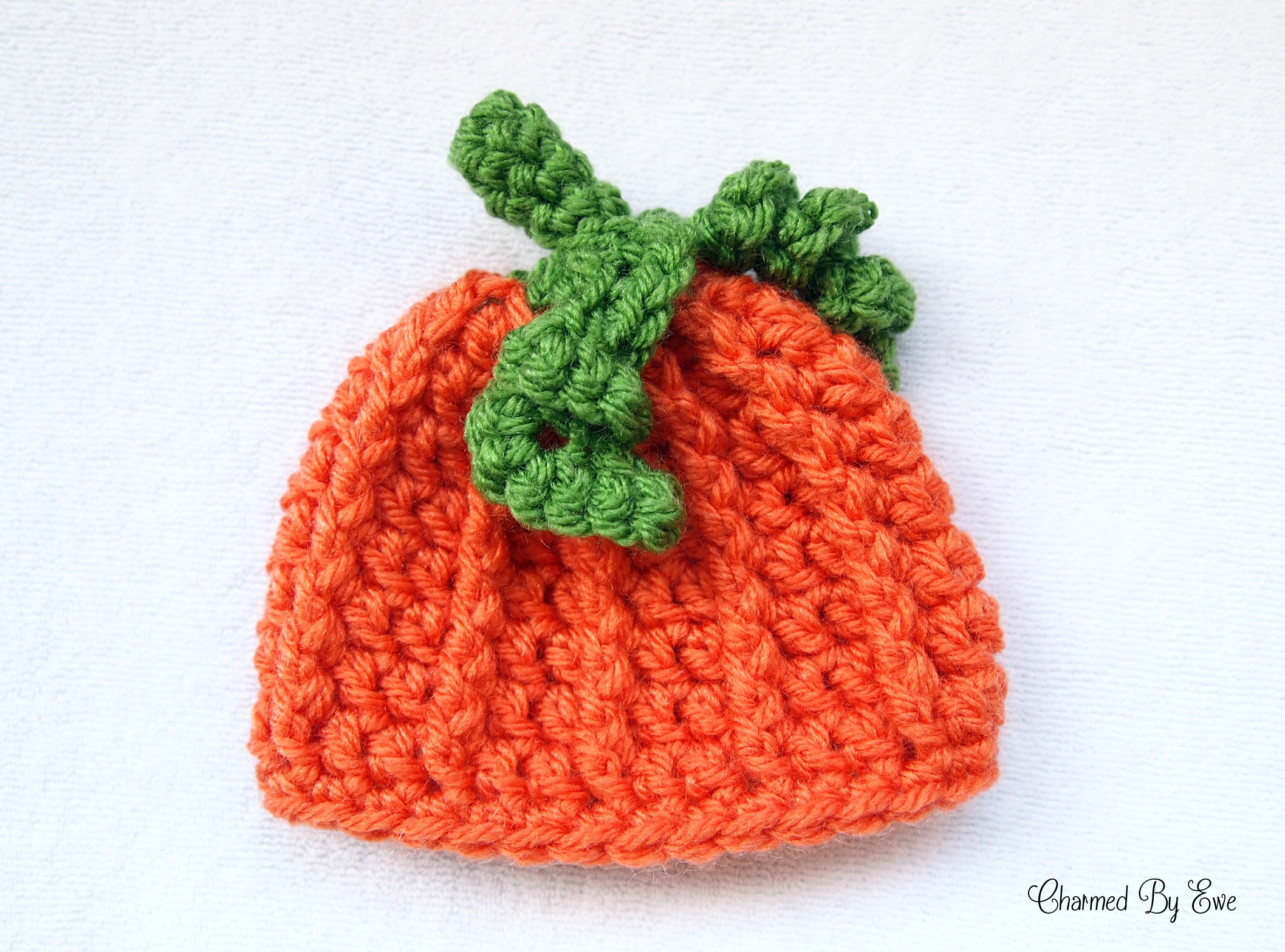 Preemie Crochet Hat Pattern Preemie Pumpkin Hat Charmed Ewe