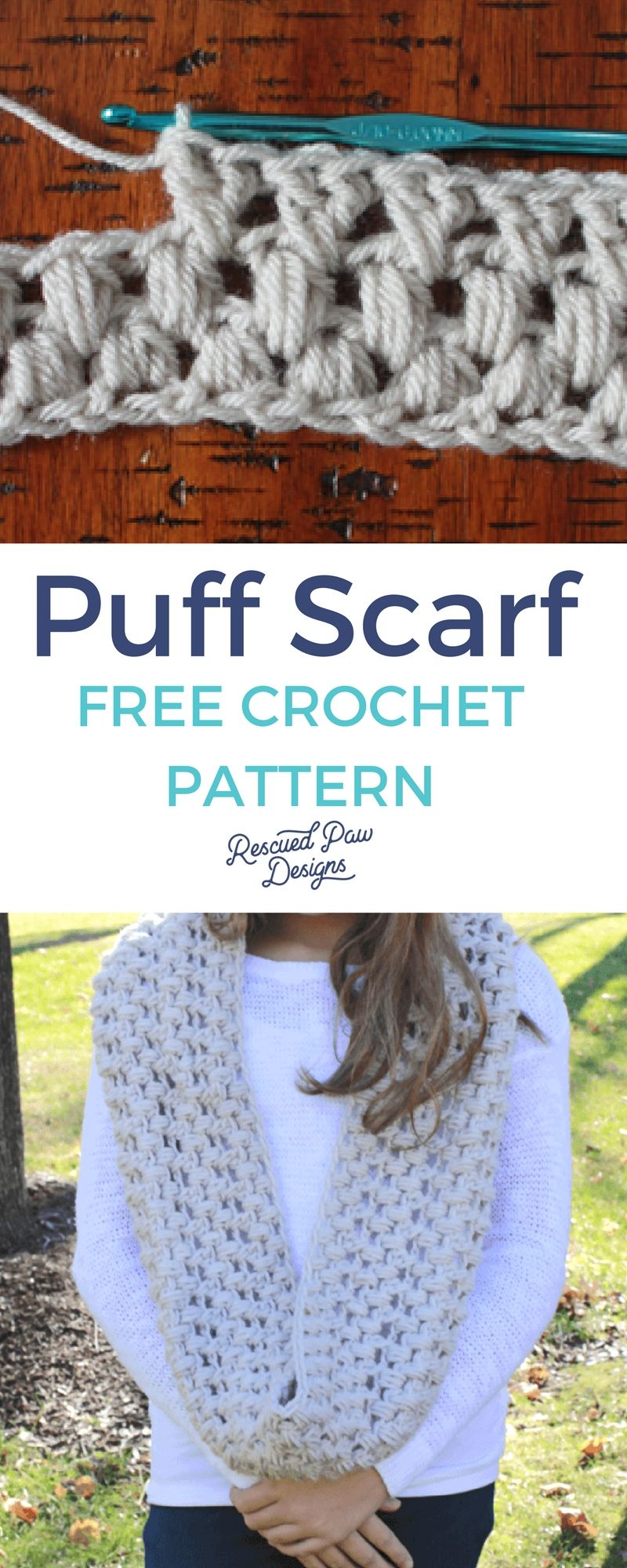 Puff Stitch Scarf Crochet Pattern Crochet Puff Stitch Scarf All Free Crochet Patterns Pinterest
