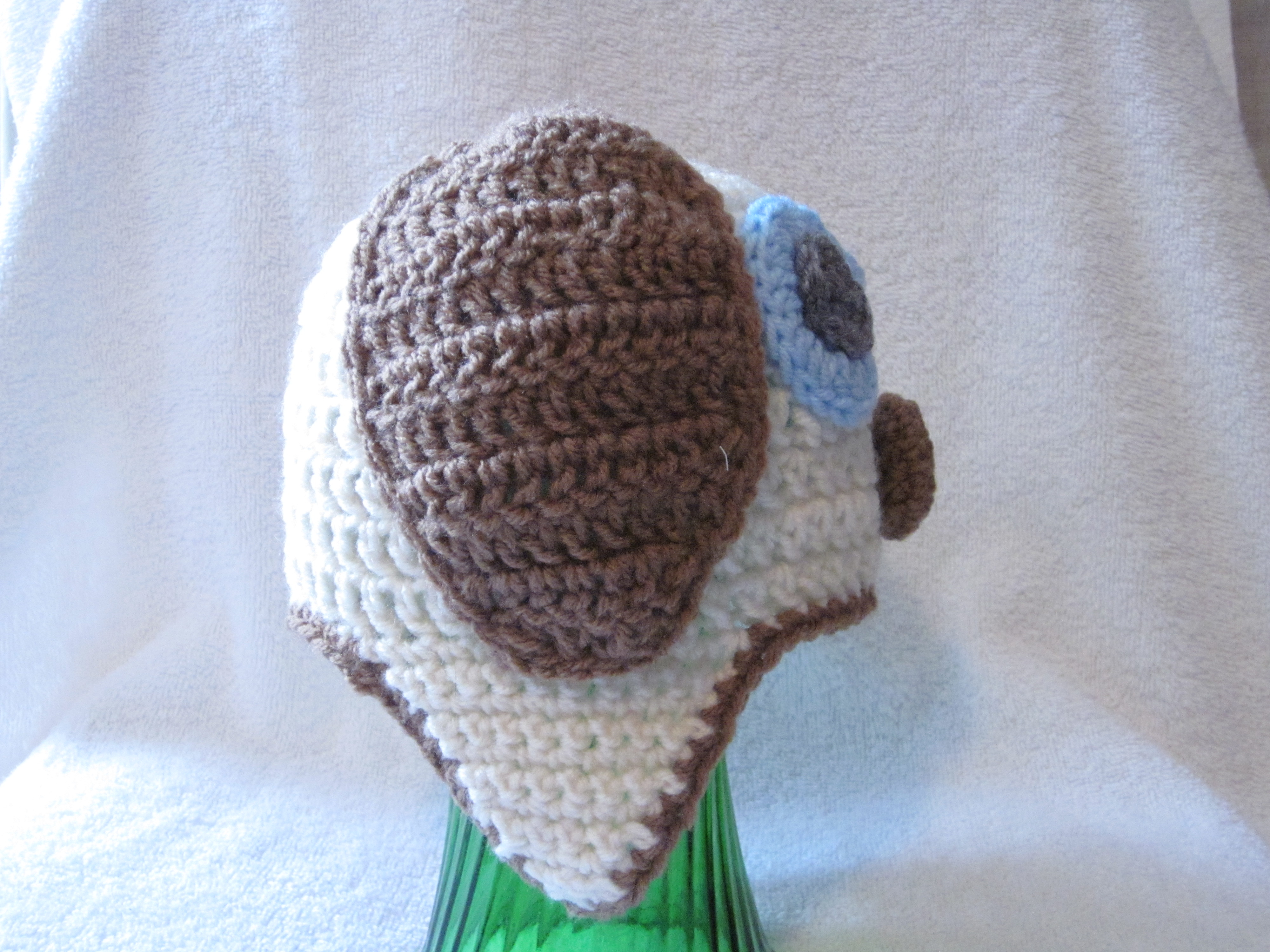 Puppy Dog Crochet Hat Pattern Double Crochet Puppy Dog Hat With Earflaps Toddler Sized