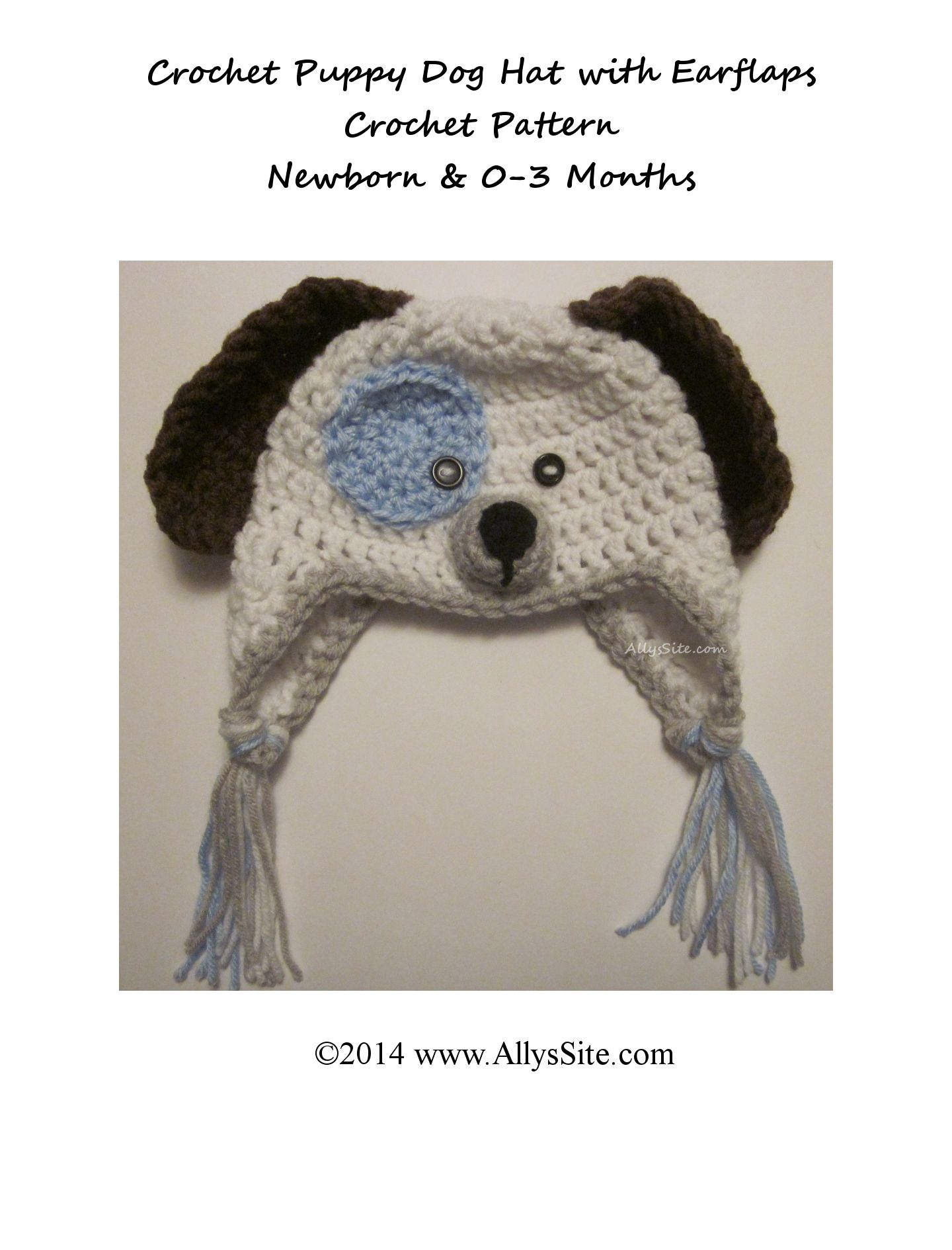 Puppy Dog Crochet Hat Pattern Puppy Dog Crochet Hat Pattern Toddler Size Knitting And Crochet