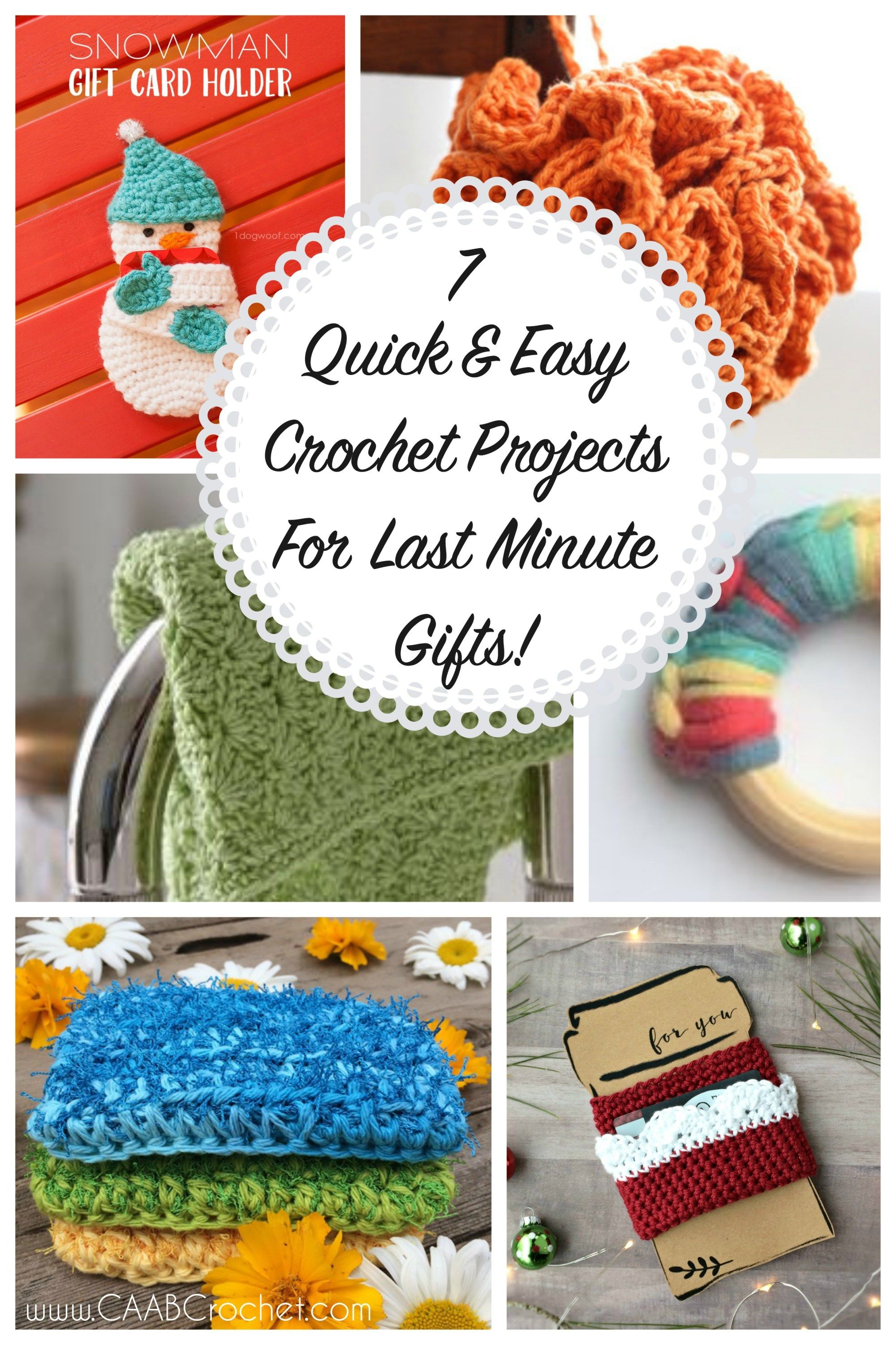 Quick And Easy Crochet Patterns 7 Quick And Easy Crochet Projects For Last Minute Gifts