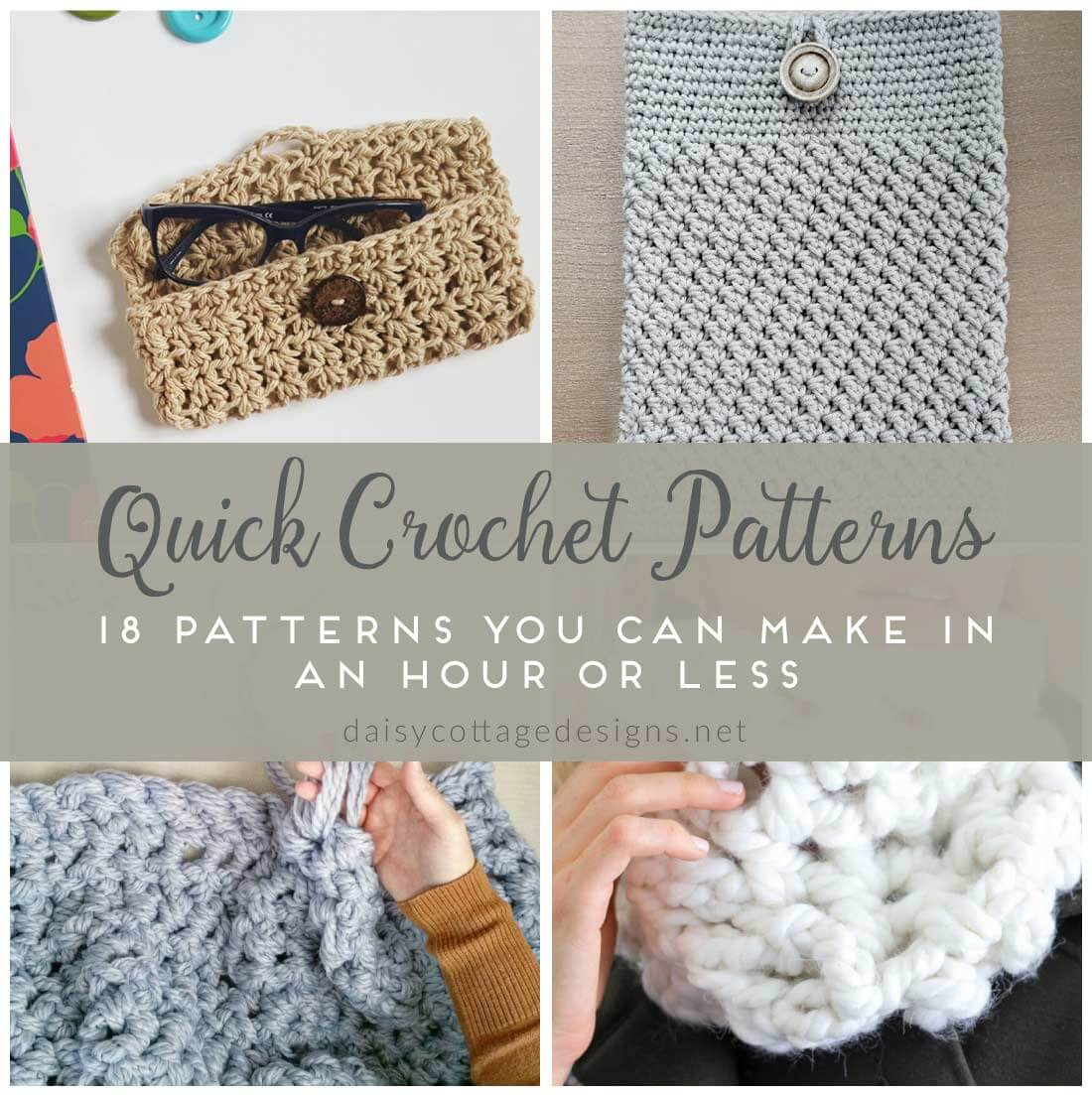 Quick And Easy Crochet Patterns Easy Crochet Patterns Free Crochet Patterns On Daisy Cottage Designs