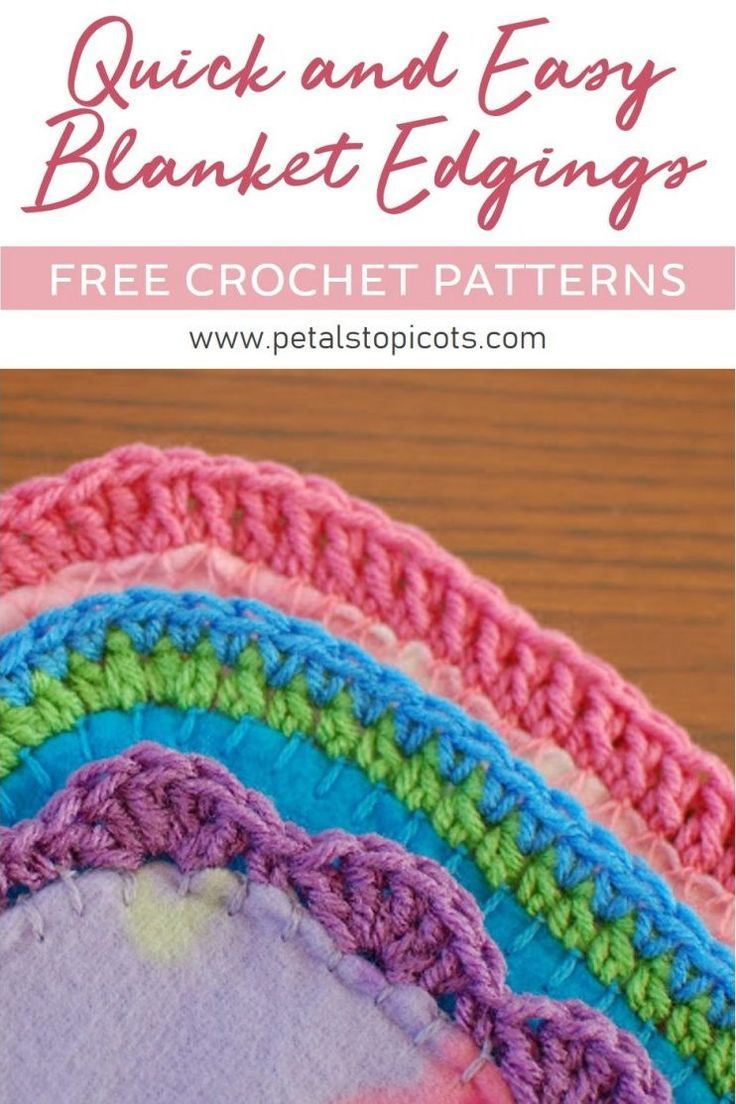 Quick And Easy Crochet Patterns Quick And Easy Crocheted Blanket Edging Patterns Crocheting