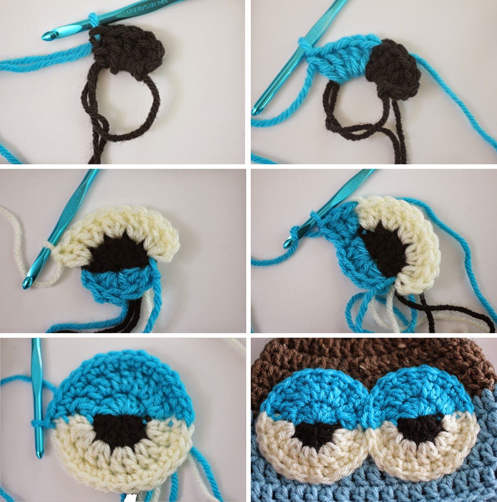 Repeat Crafter Me Crochet Owl Hat Pattern Crochet Drowsy Owl Hat Pattern Croshapes Pinterest Crochet