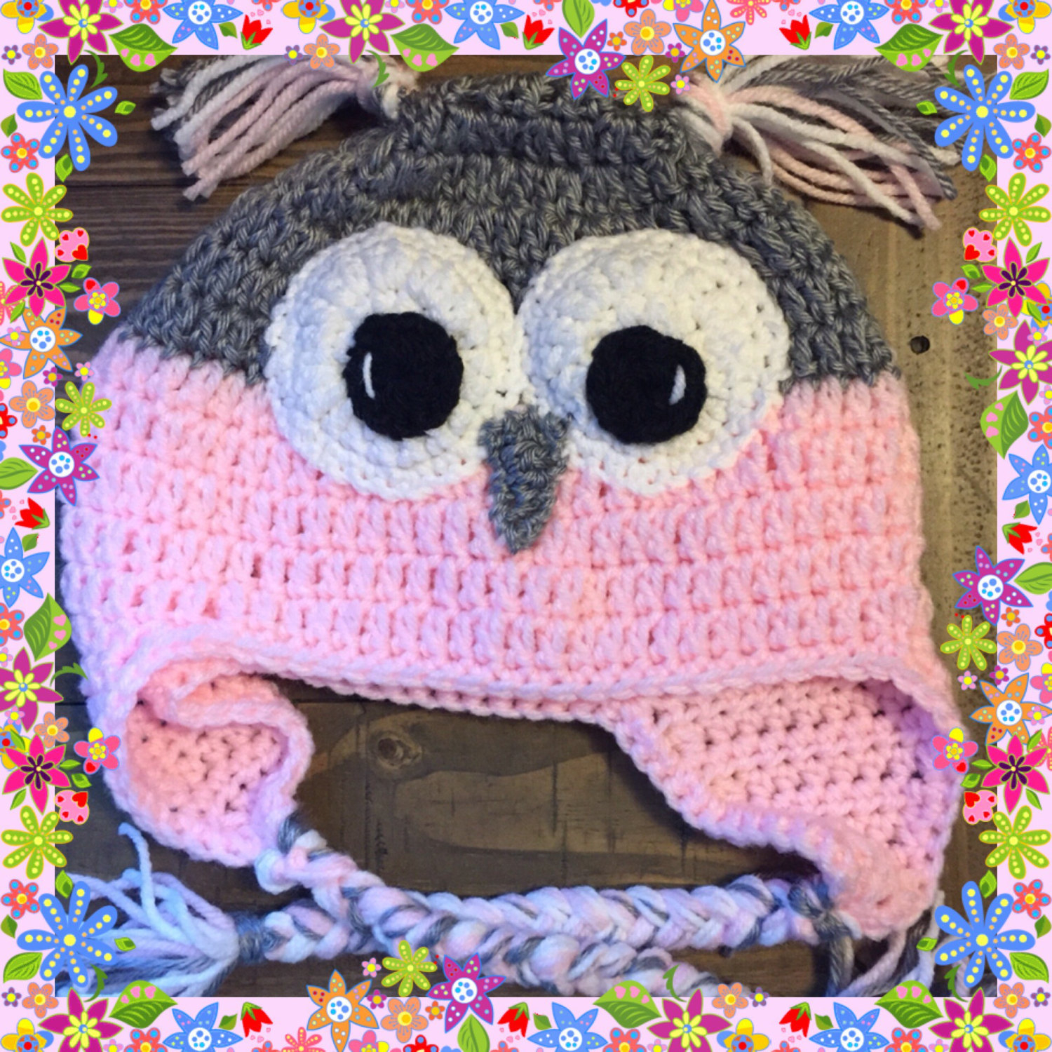Repeat Crafter Me Crochet Owl Hat Pattern Crochet Owl Hat Crochet Handmade Custom Made Winter Hat Etsy