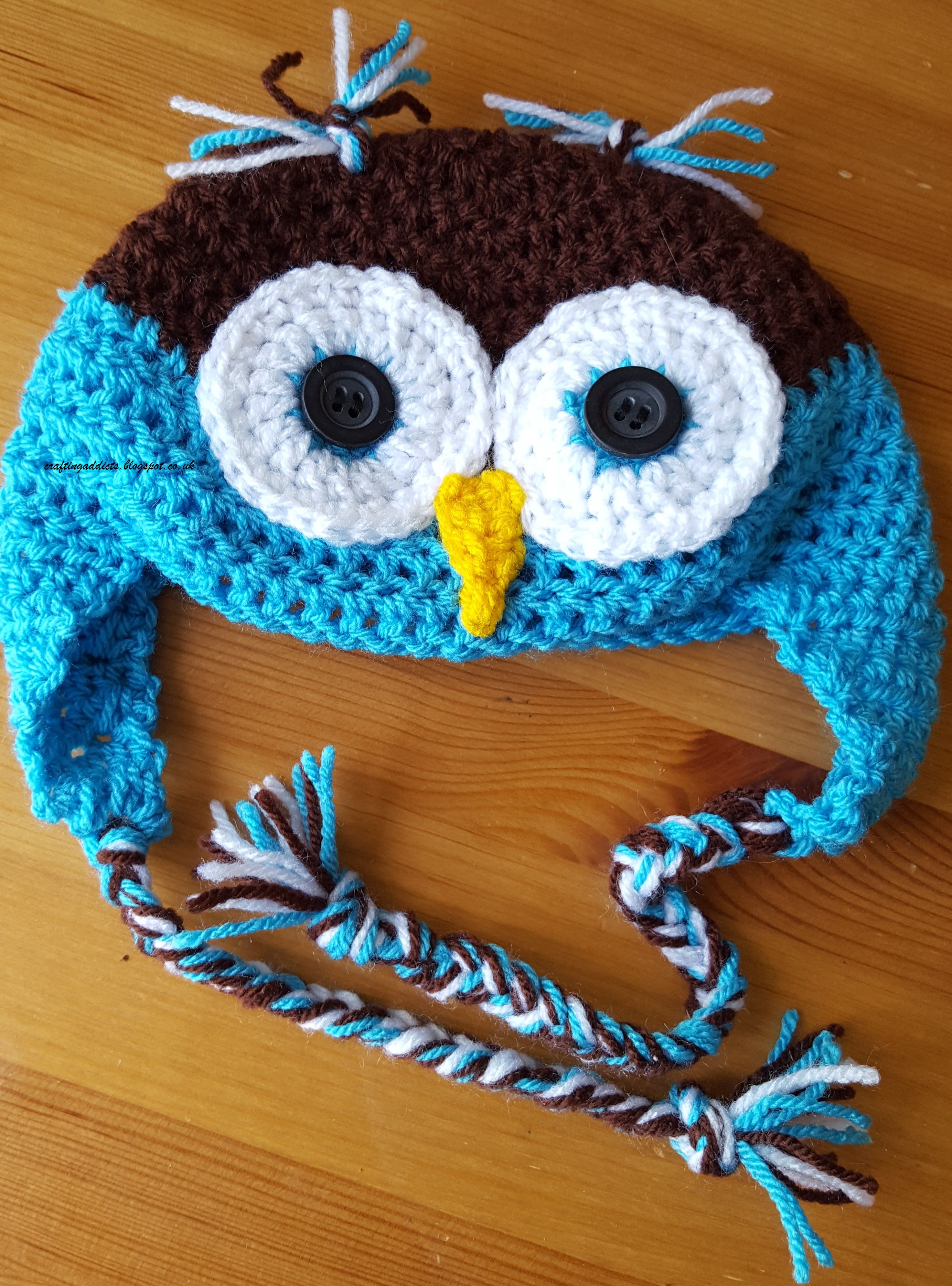 Repeat Crafter Me Crochet Owl Hat Pattern Crochet Owl Hat Made Using Pattern From Repeatcrafterme Tejidos