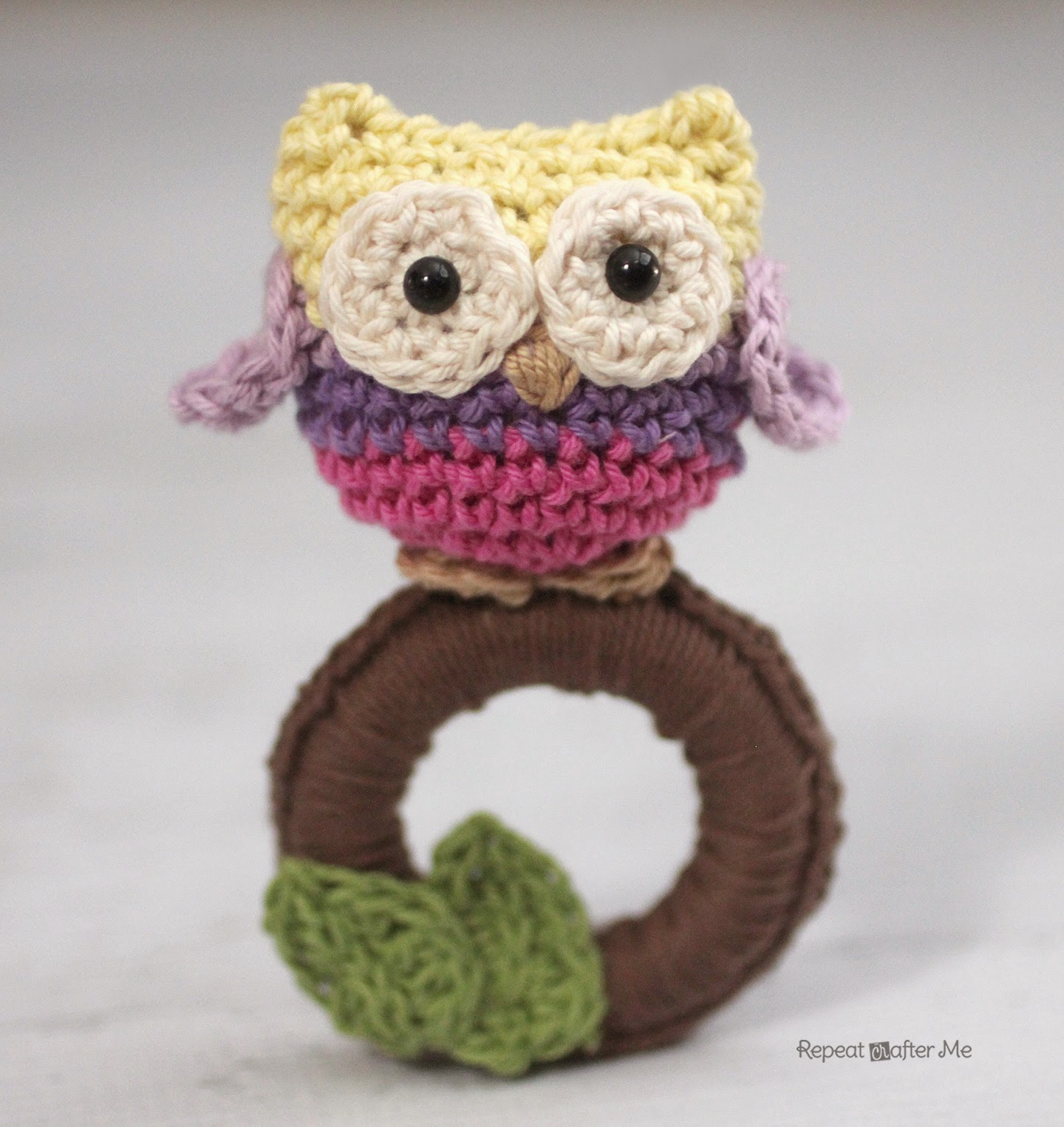 Repeat Crafter Me Crochet Owl Hat Pattern Crochet Owl Ring Ba Toy Repeat Crafter Me Bloglovin