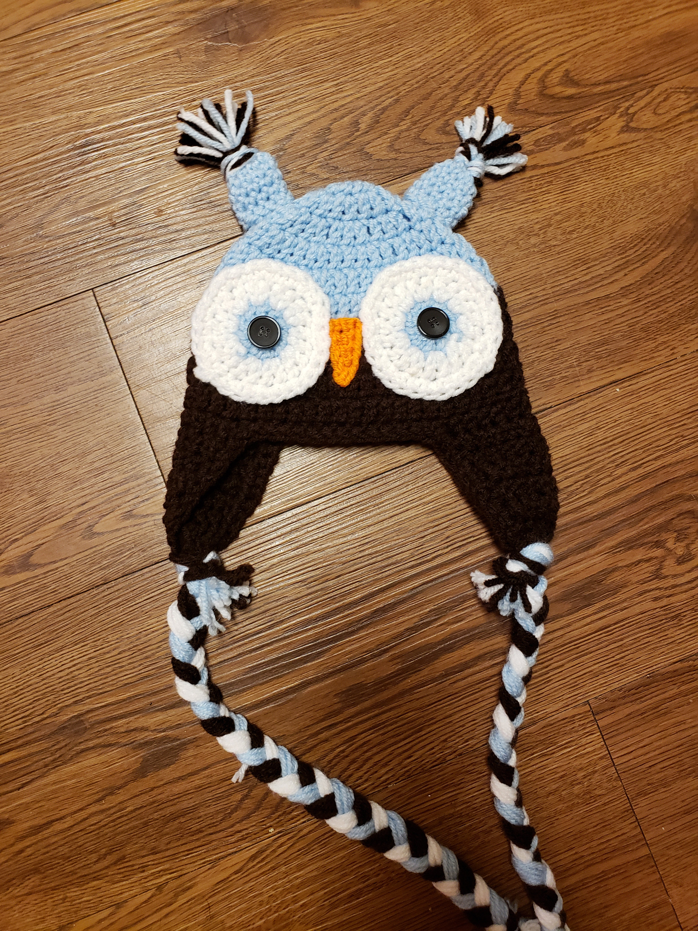 Repeat Crafter Me Crochet Owl Hat Pattern Newborn Size Owl Hat Etsy