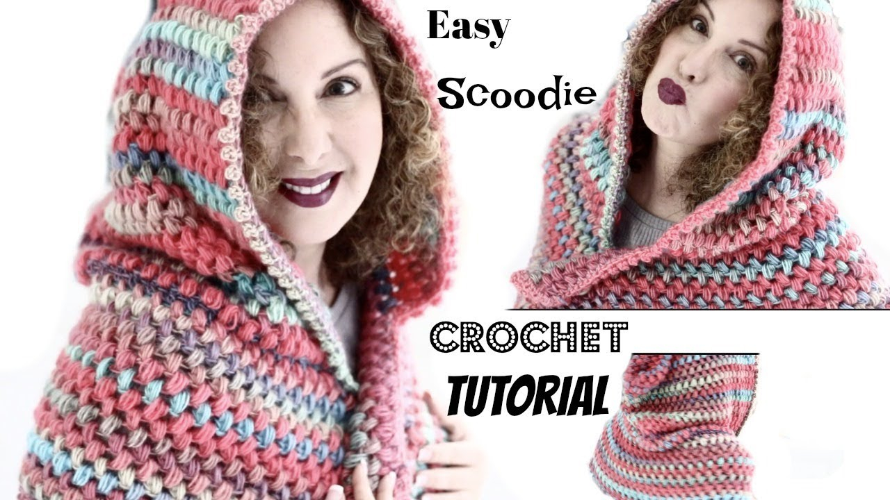 Scoodie Crochet Pattern Easy Vibrant Fall Scoodie Crochet Tutorial Youtube