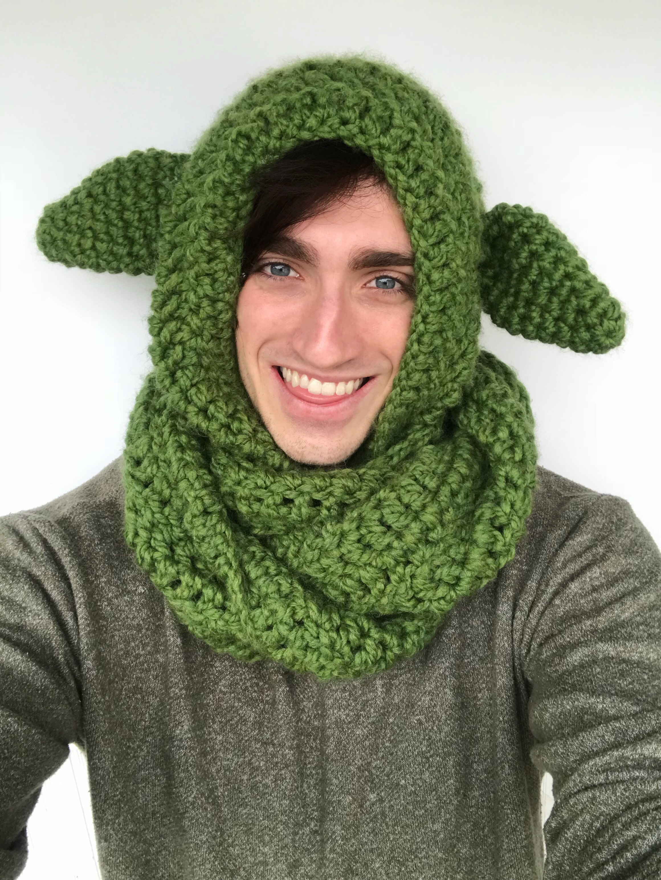Scoodie Crochet Pattern Yoda Scoodie Knot Bad
