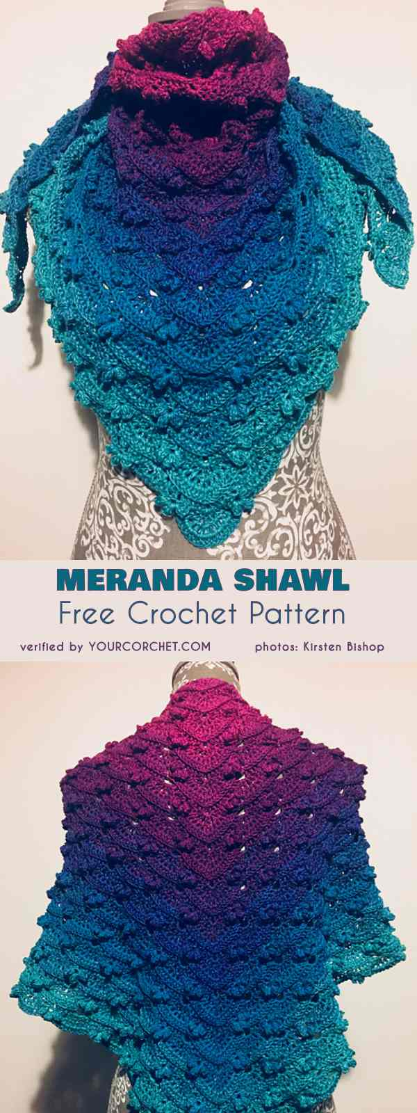 Shawl Crochet Pattern Meranda Shawl Free Crochet Pattern Your Crochet
