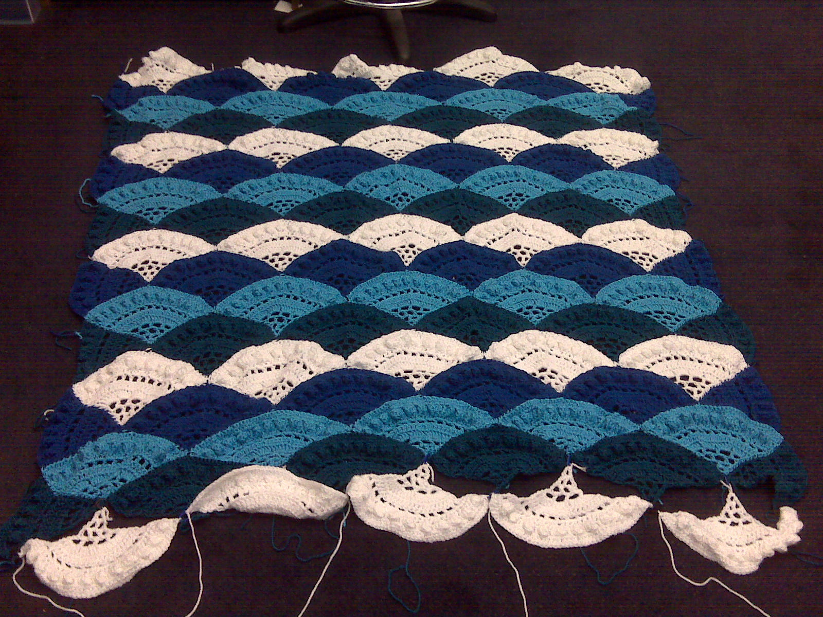 Shell Crochet Pattern Ocean Scallop Shell Afghan Interweave