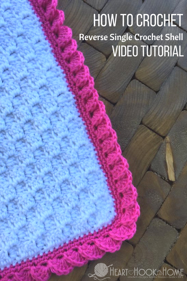 Shell Crochet Pattern Reverse Shell Crochet Border Using Single Crochet Video Tutorial