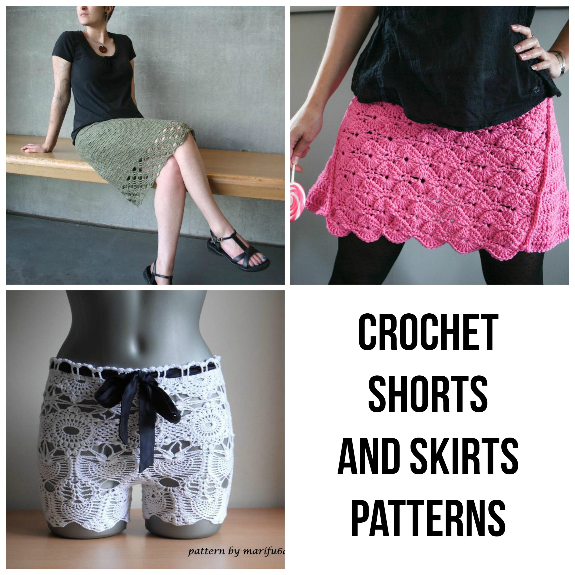 Shorts Crochet Pattern 7 Crochet Shorts And Skirt Patterns The Craftsy Blog