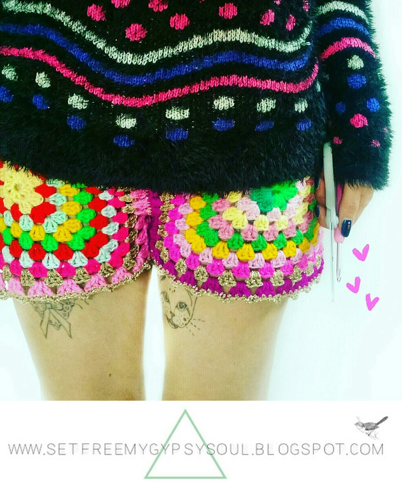 Shorts Crochet Pattern Set Free My Gypsy Soul A Crochet Craft Blog Granny Square
