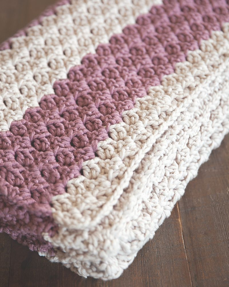 Simple Crochet Blanket Patterns Chunky Crochet Throw Leelee Knits Free Crochet Pattern