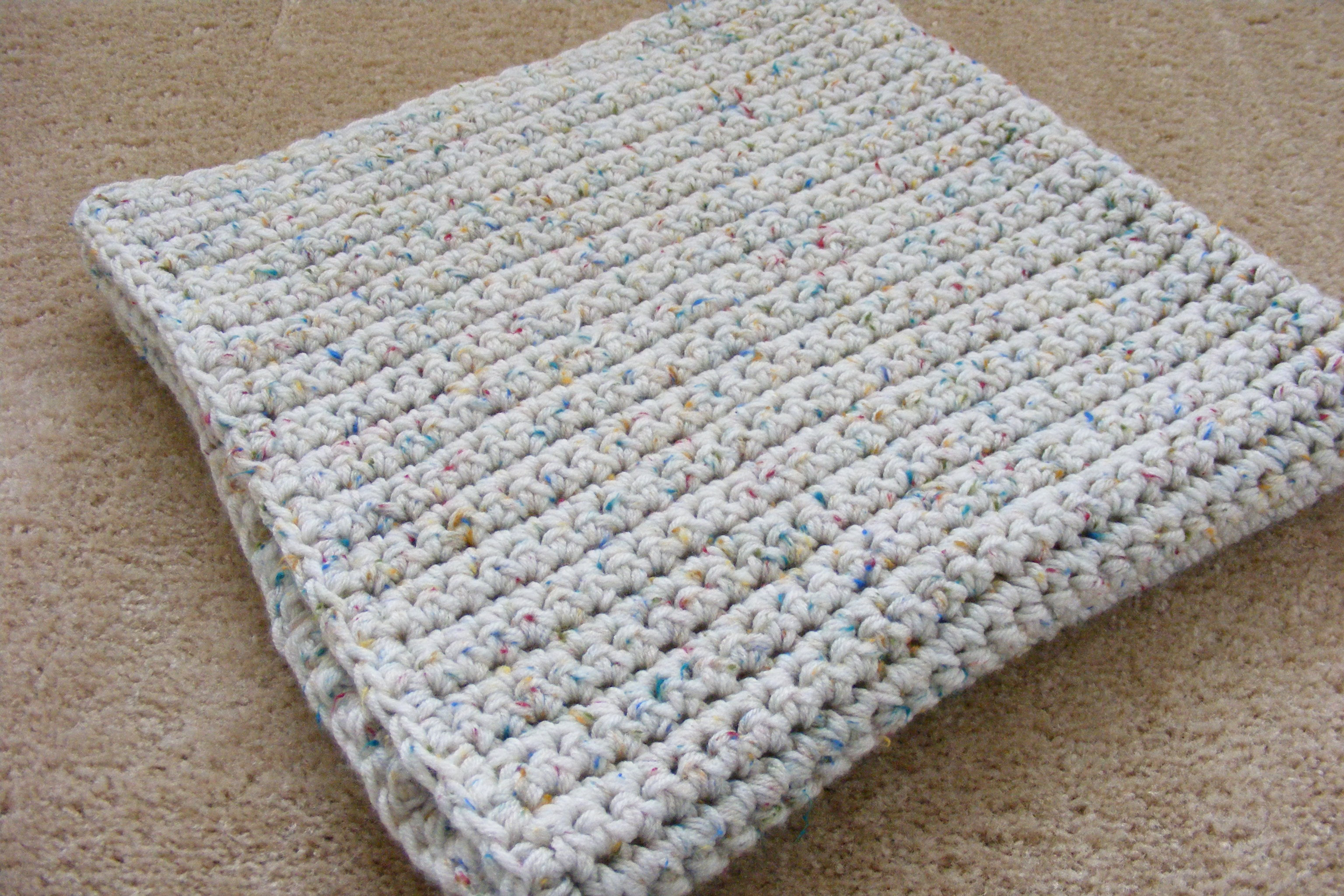 Simple Crochet Blanket Patterns Single Crochet Ba Blanket Gretchkals Yarny Adventures