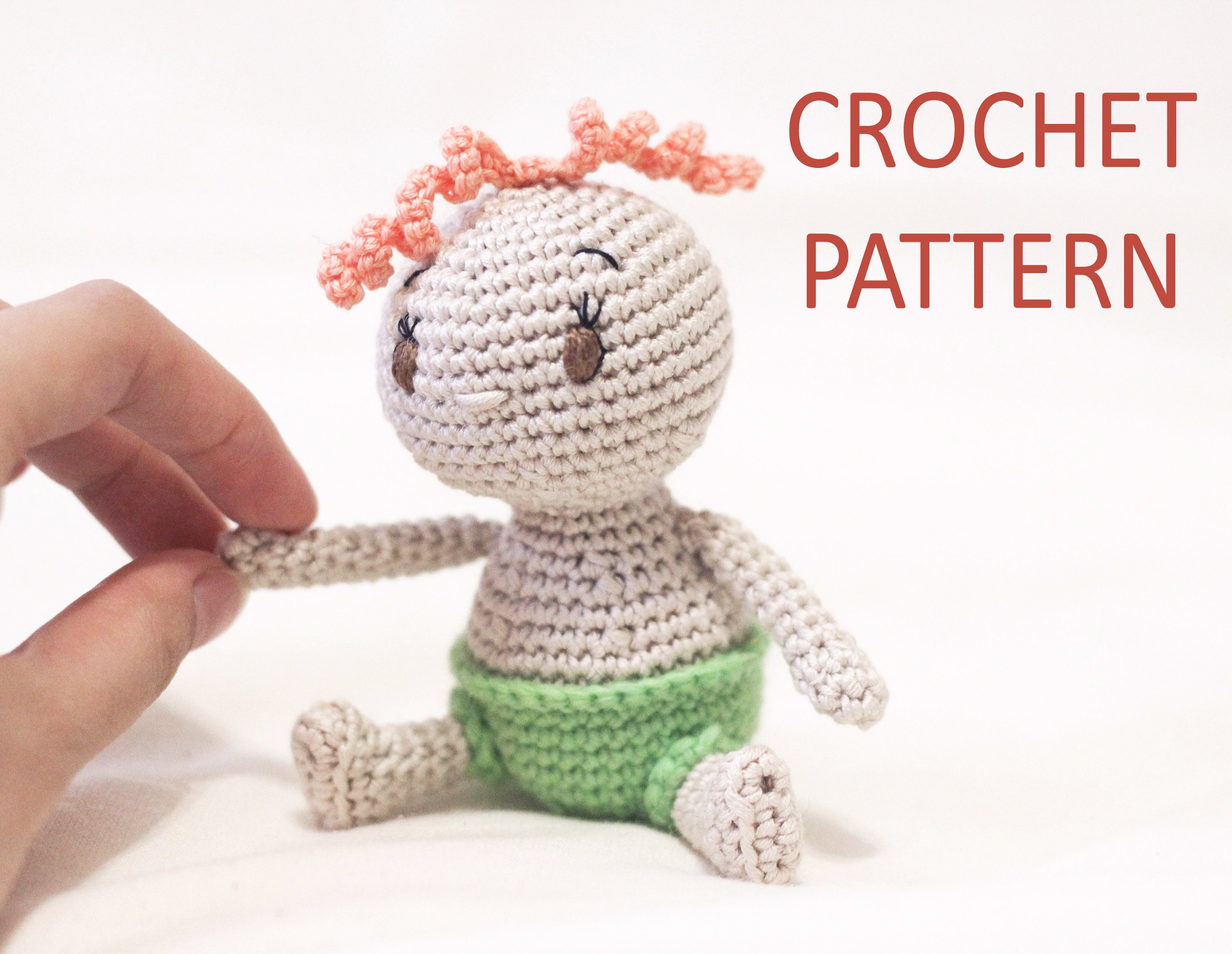 Simple Crochet Doll Pattern Crochet Toy Pattern Crochet Ba Doll Pattern Amigurumi Etsy