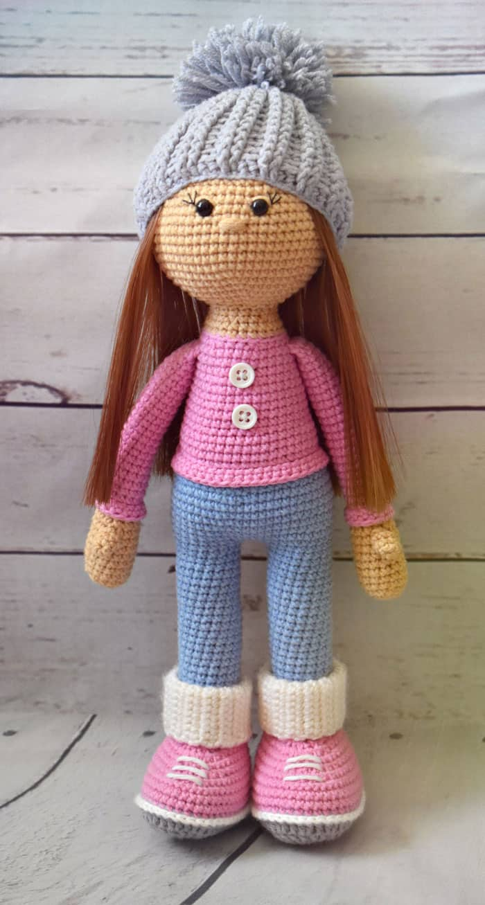 Simple Crochet Doll Pattern Molly Doll Crochet Pattern Amigurumi Today