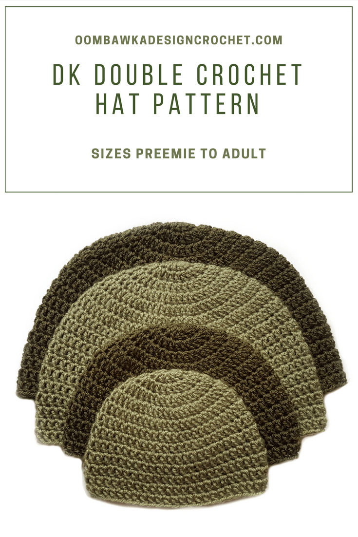 Simple Crochet Hat Pattern Dk Double Crochet Hat Pattern For Beginners Oombawka Design Crochet