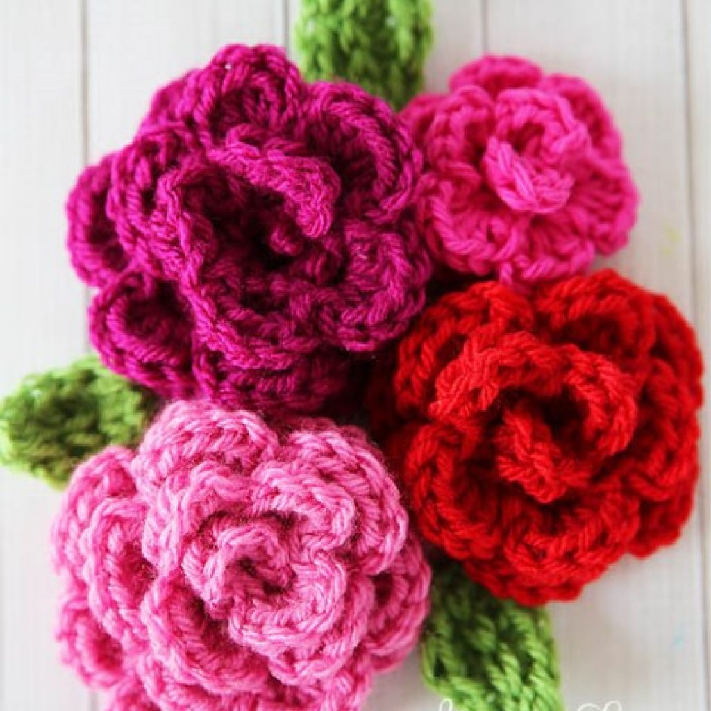 Simple Crochet Rose Pattern 25 Crochet Flower Patterns Dabbles Babbles