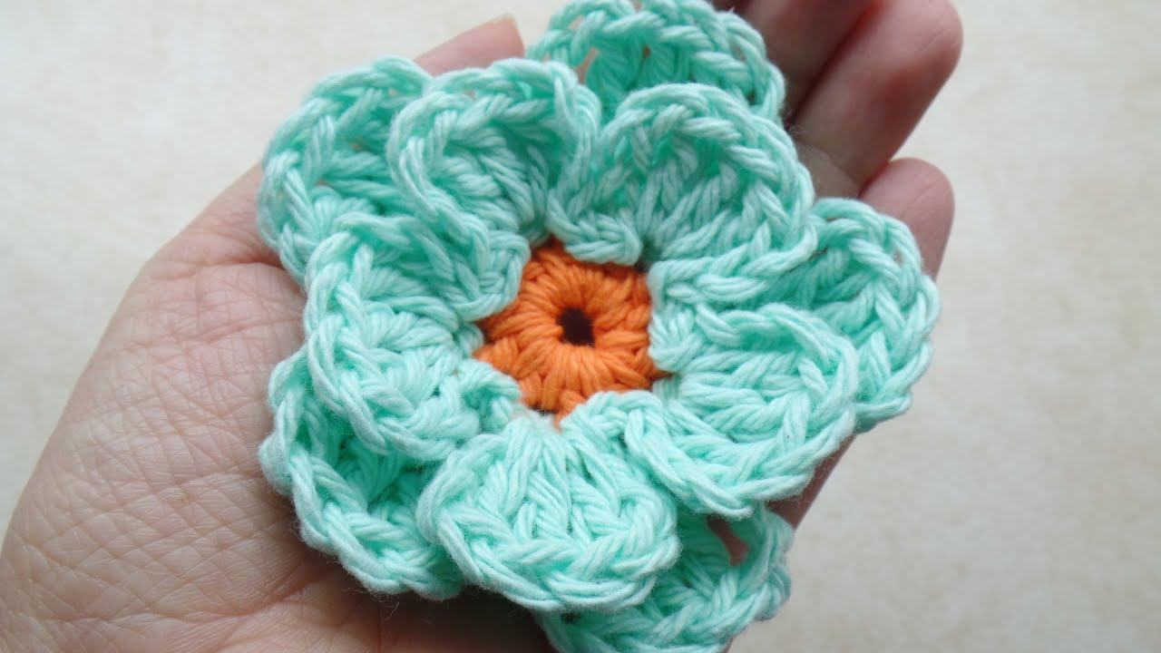 Simple Crochet Rose Pattern Crochet How To Crochet Easy Flower Tutorial 217 Youtube