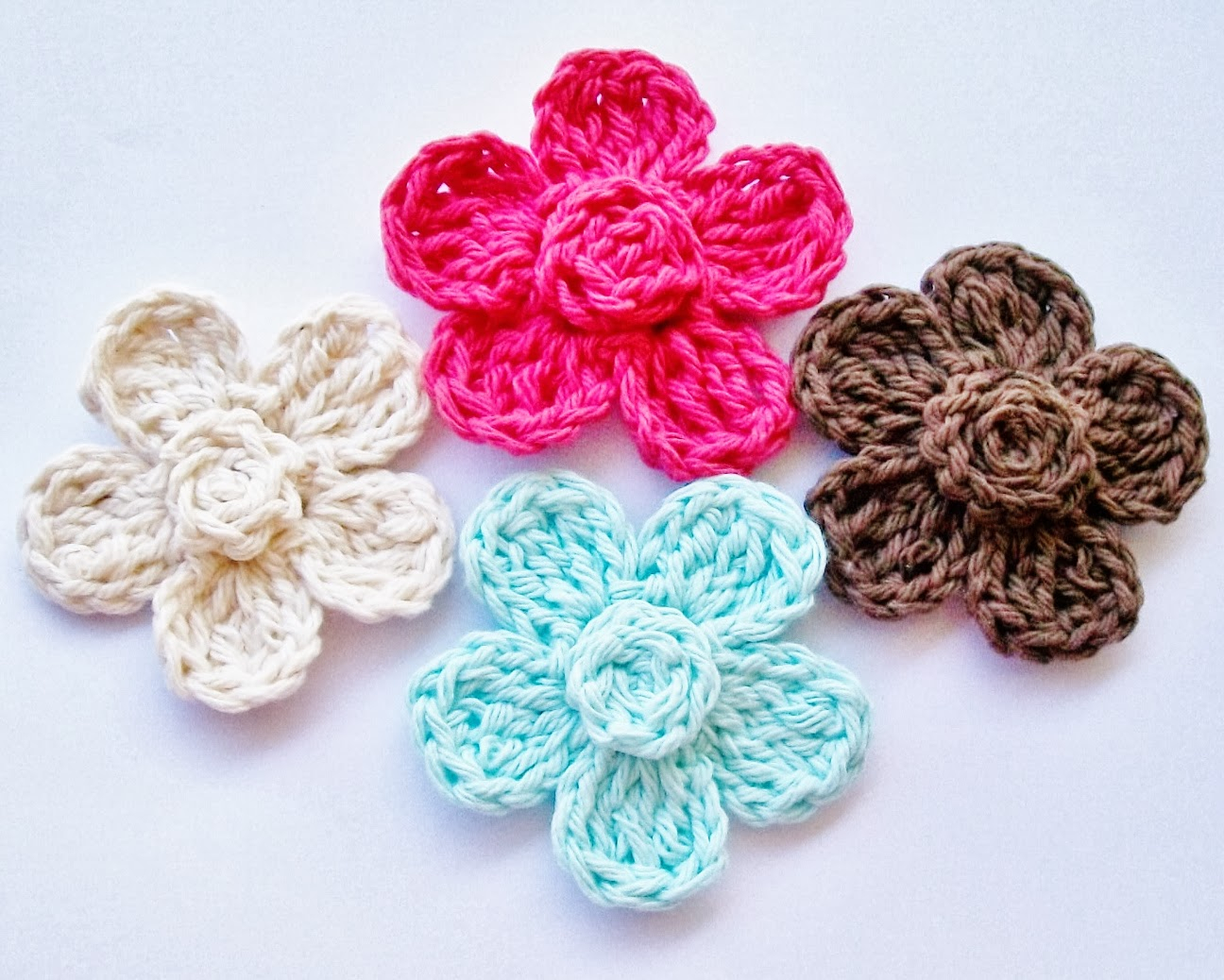 Simple Crochet Rose Pattern Flower Girl Cottage Free Crochet Flower Pattern