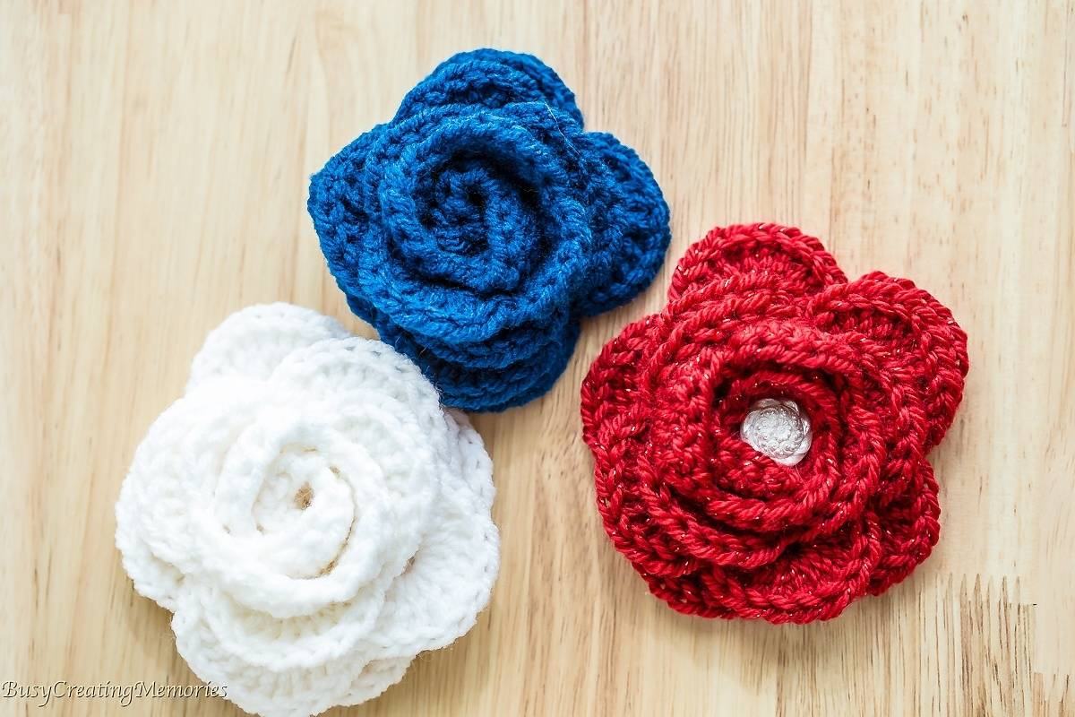 Simple Crochet Rose Pattern Free Easy Crochet Rose Pattern And Video Tutorial