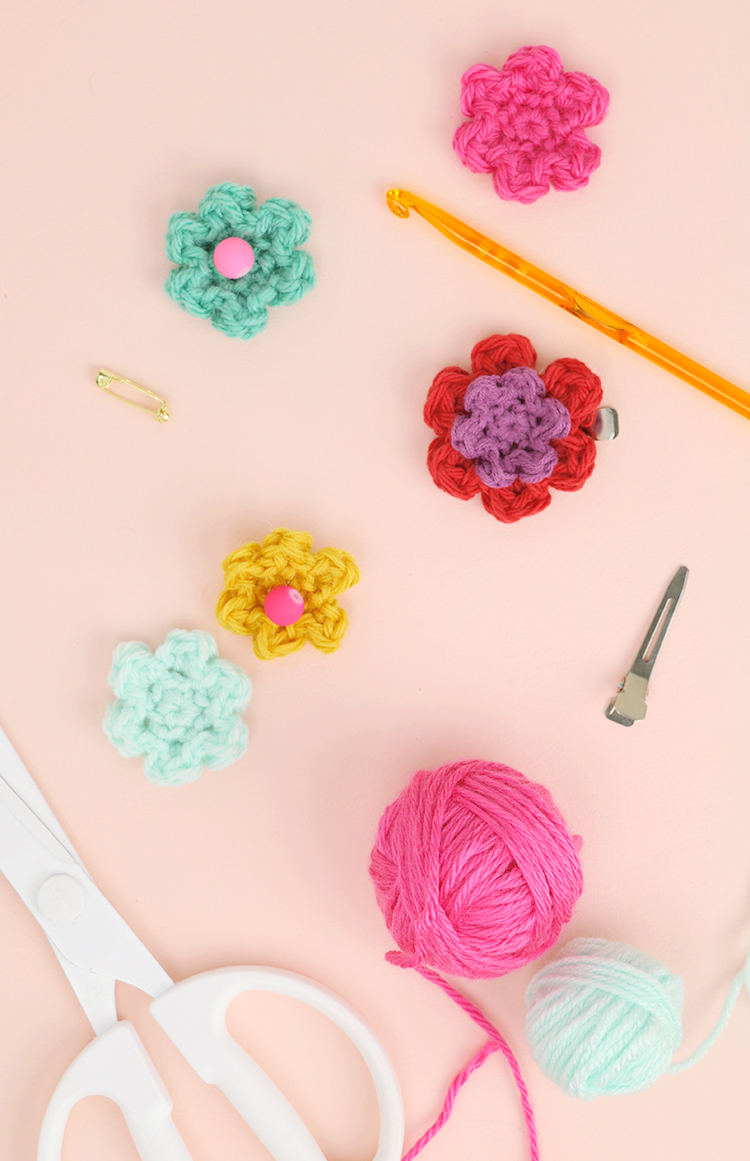 Simple Crochet Rose Pattern How To Crochet Flowers Small Simple Flower Pattern Persia Lou