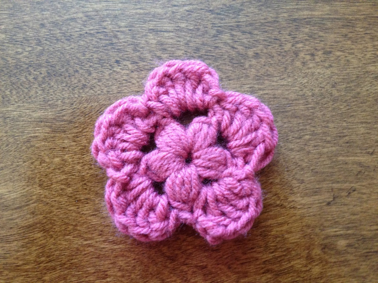Simple Crochet Rose Pattern Spool Of Sunshine Simple Puff Stitch Flower