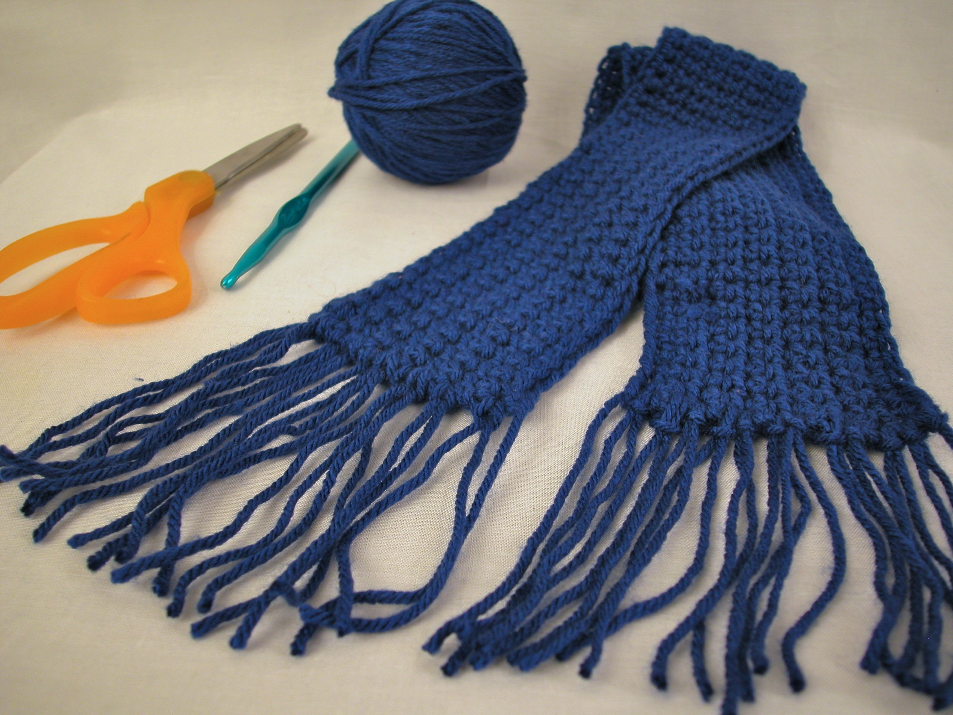 Simple Crochet Scarf Patterns How To Crochet A Scarf Using Single Crochet 5 Steps