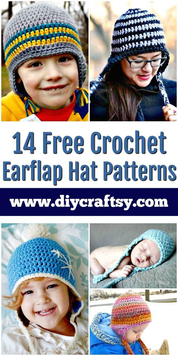 Single Crochet Earflap Hat Pattern 14 Free Crochet Earflap Hat Patterns Diy Crafts