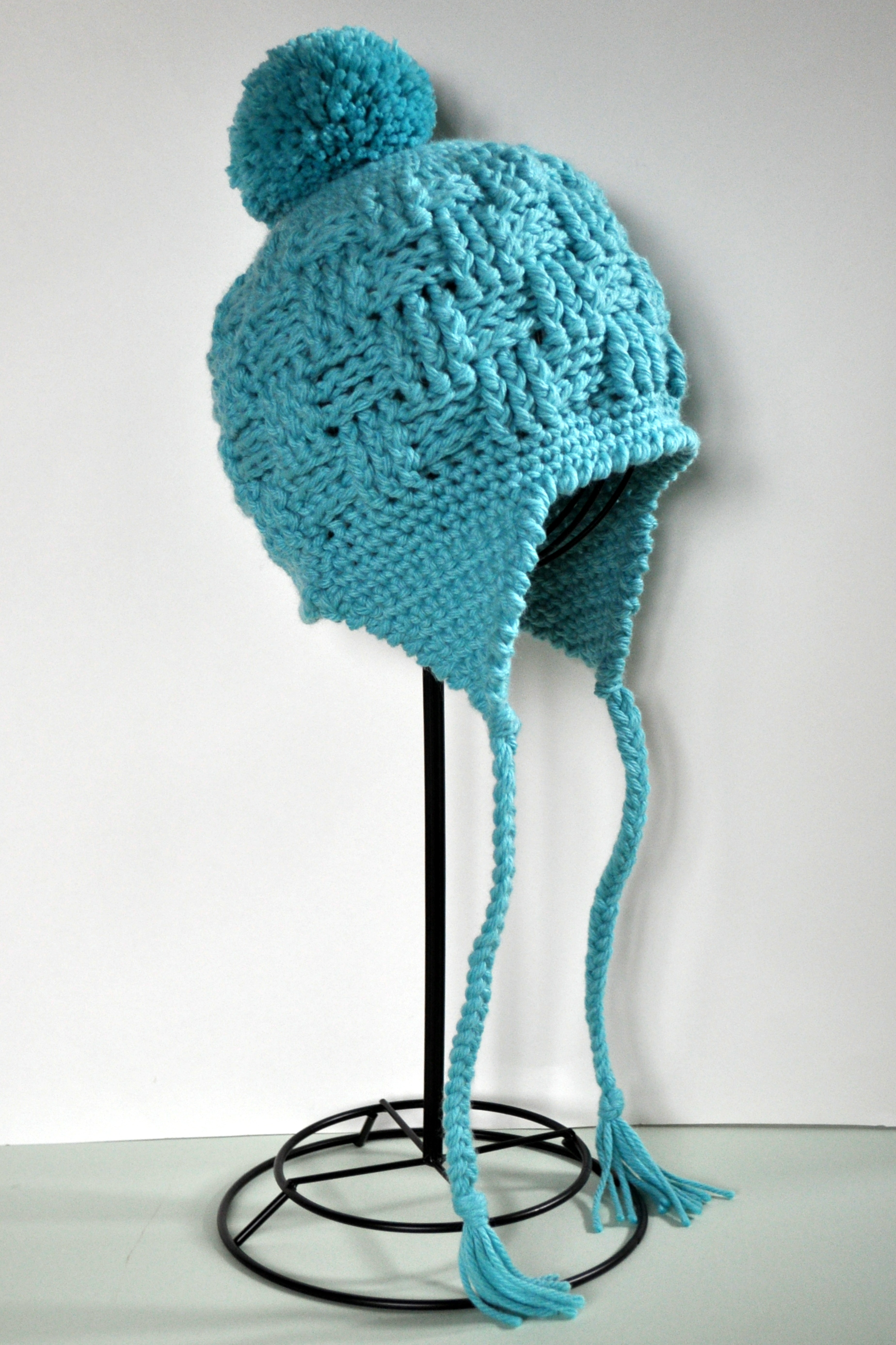 Single Crochet Earflap Hat Pattern Basketweave Earflap Crochet Hat Classy Crochet