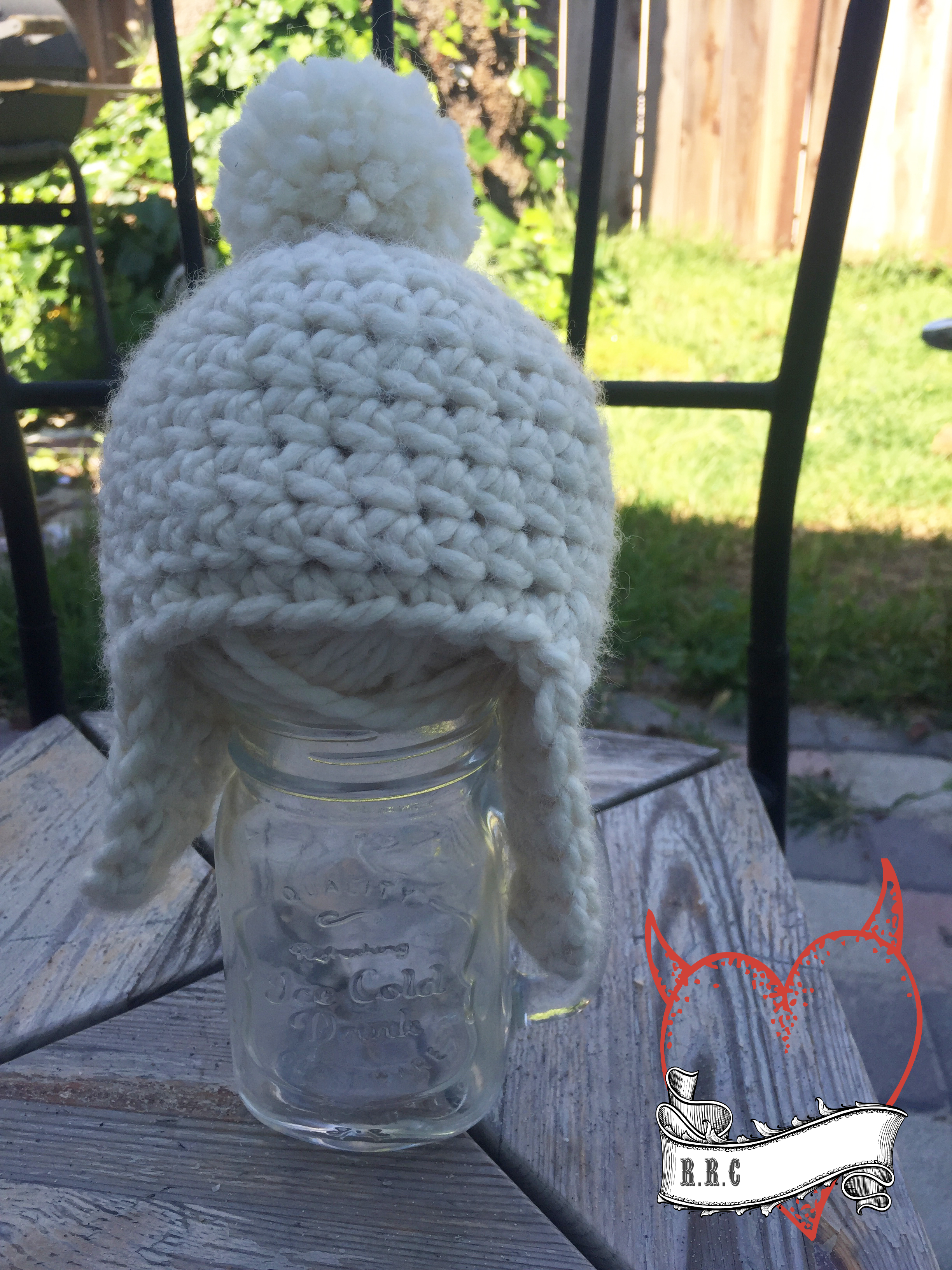 Single Crochet Earflap Hat Pattern Sweet Snowball Earflap Hat Raising Robertsons Farts
