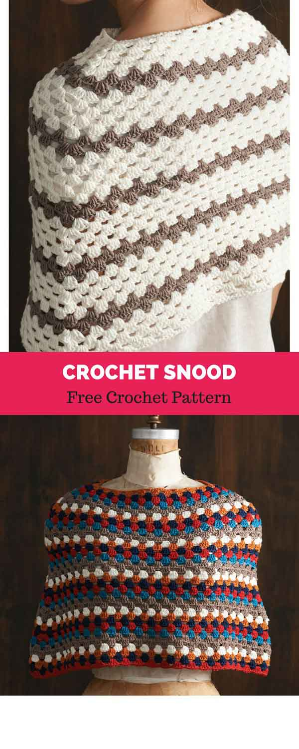 Snood Crochet Pattern Crochet Snood Free Crochet Pattern All About Patterns