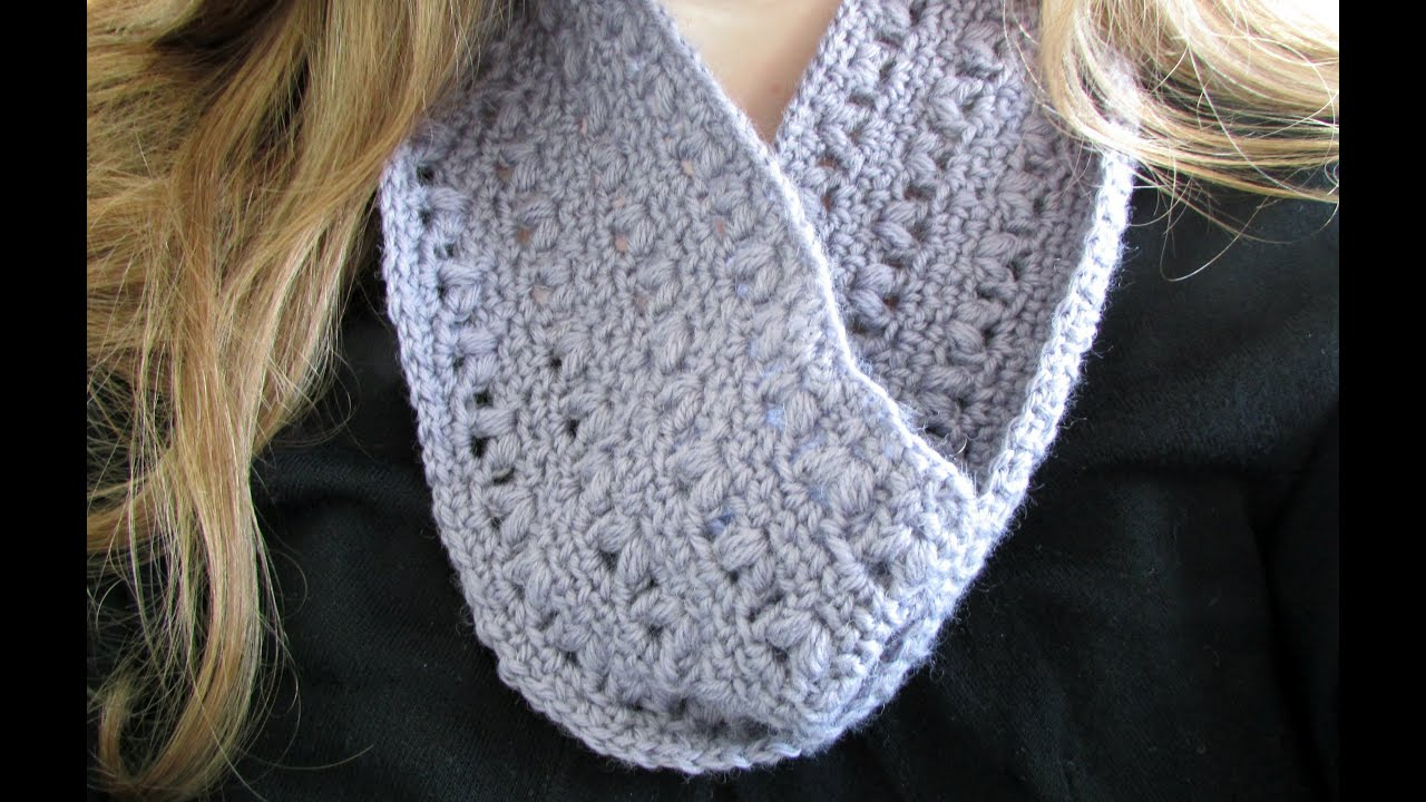 Snood Crochet Pattern How To Crochet A Quick And Easy Cowl Snood All Sizes Youtube