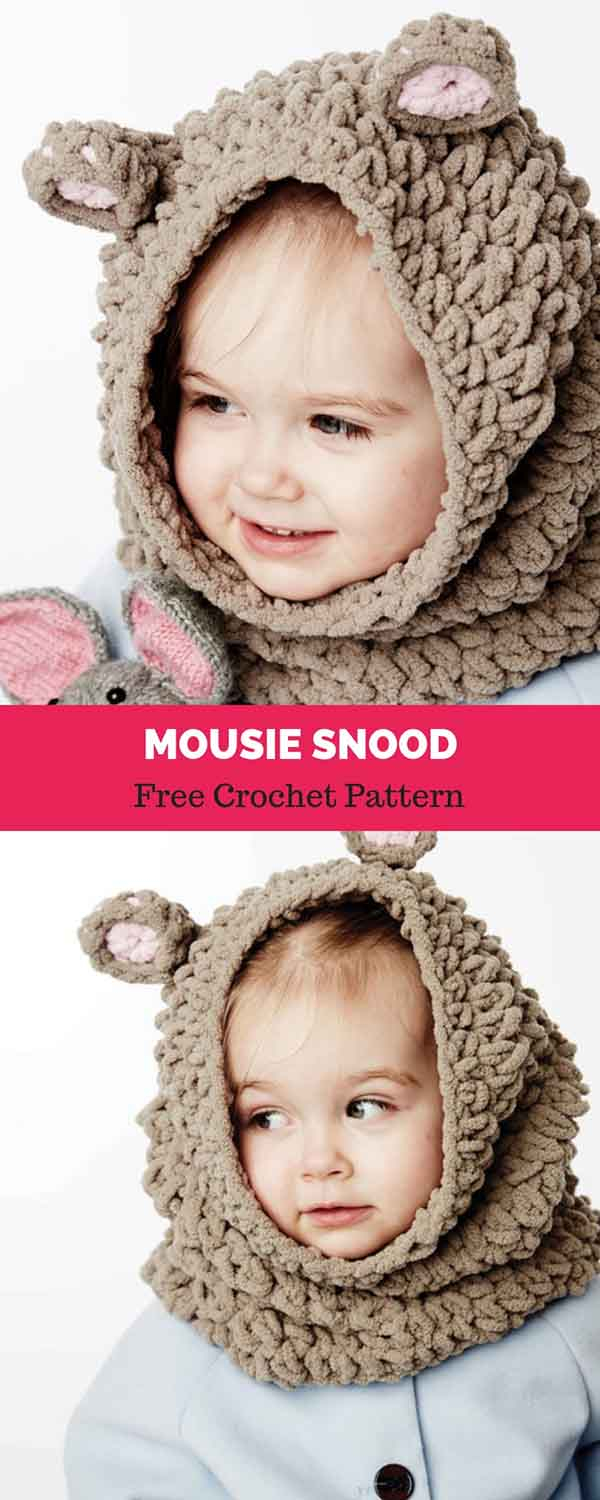 Snood Crochet Pattern Mousie Snood Free Crochet Pattern All Easy Pattern