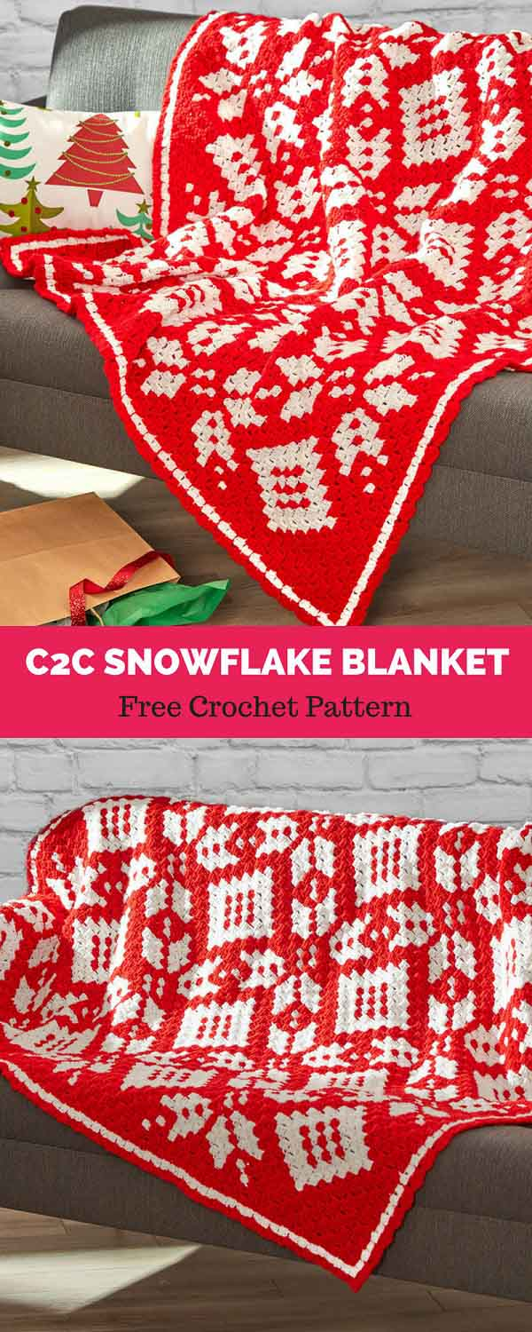 Snowflake Blanket Crochet Pattern Corner To Corner Snowflake Blanket Free Crochet Pattern All