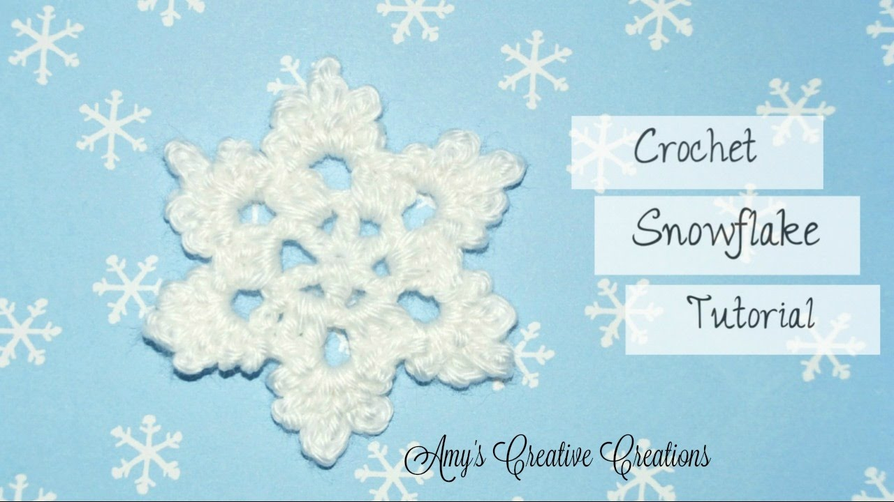 Snowflake Crochet Pattern Crochet Snowflake Tutorial Crochet Jewel Youtube