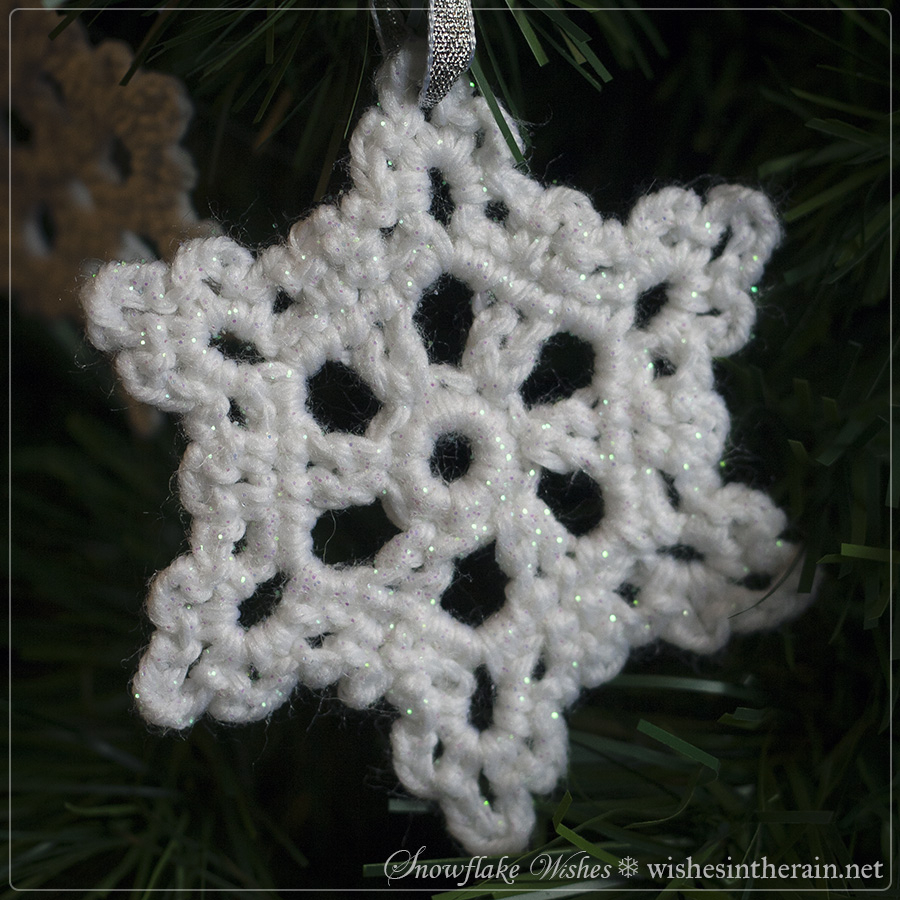 Snowflake Crochet Pattern Free Pattern Snowflake Wishes 2 Wishes In The Rain