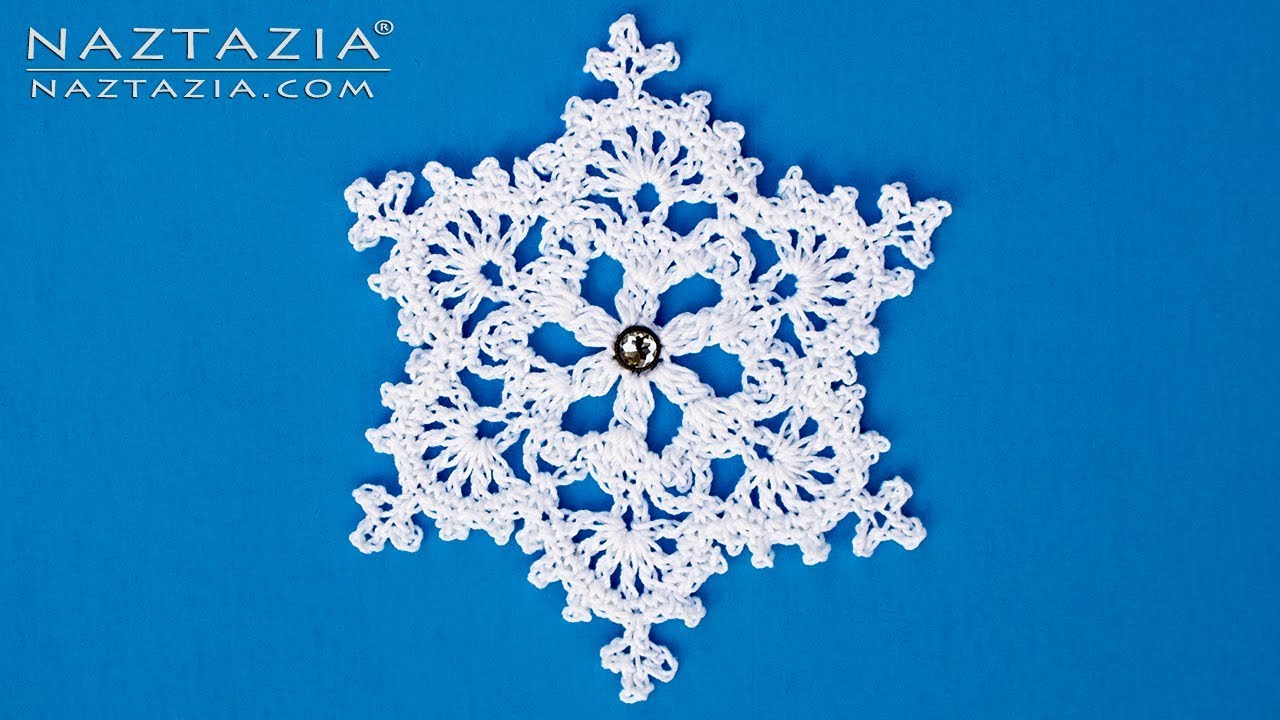 Snowflake Crochet Pattern How To Crochet A Snowflake Ornament Diy Tutorial Winter