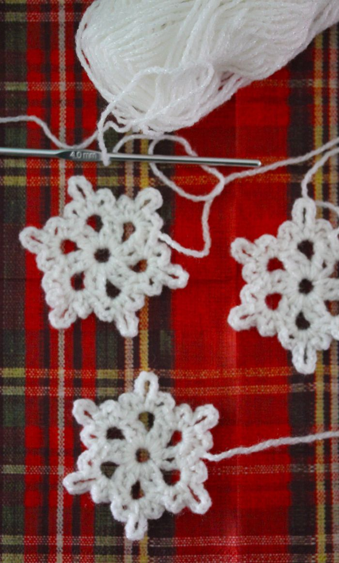 Snowflake Crochet Pattern Simple Snowflake Crochet Christmas Pinterest Crochet