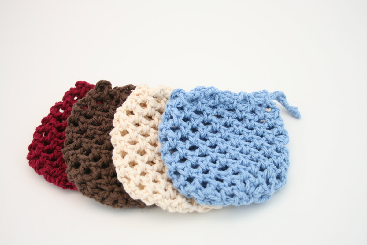 Soap Bag Crochet Pattern Crochet Soap Saver Bag Wwwtopsimages