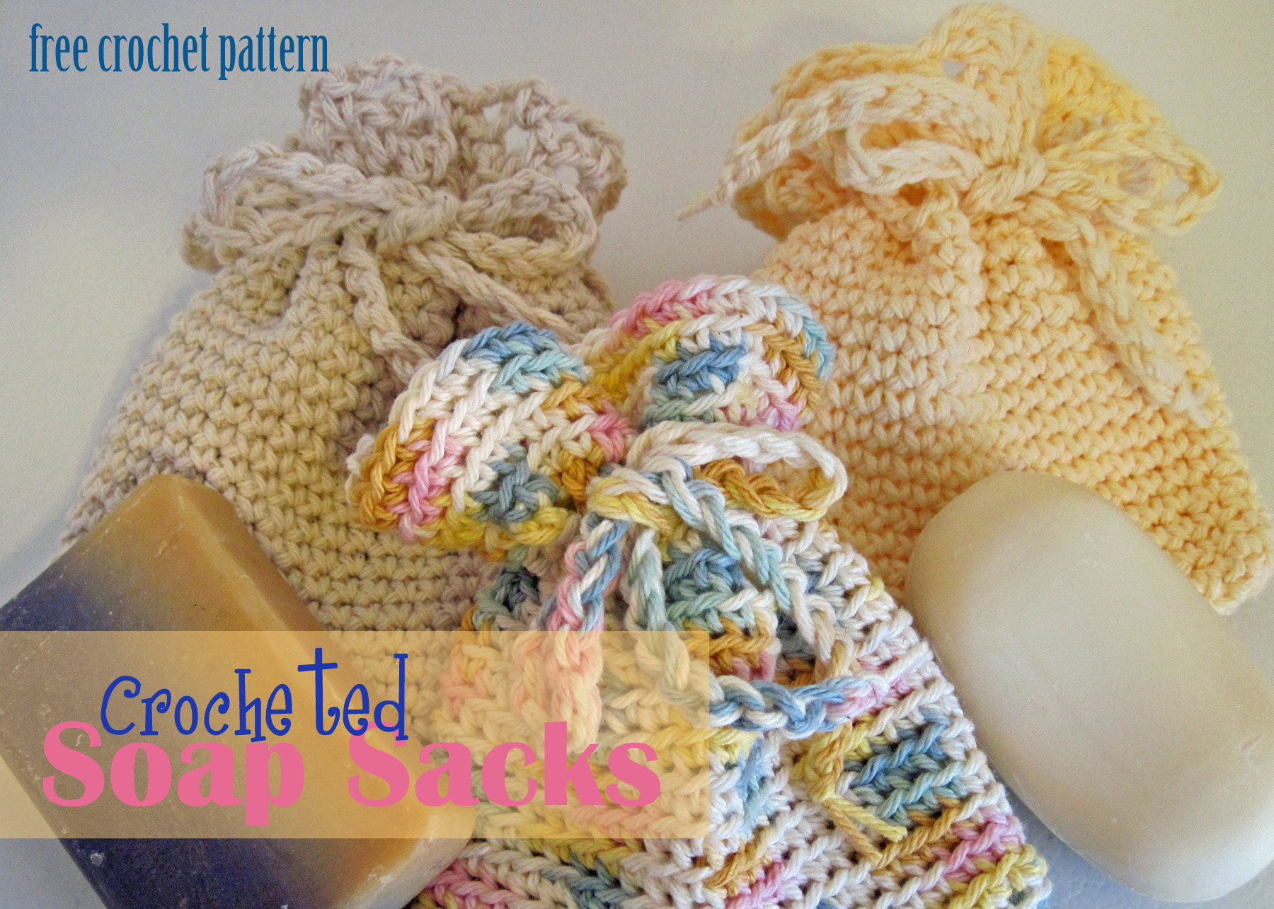 Soap Bag Crochet Pattern Free Crochet Pattern Soap Sacks