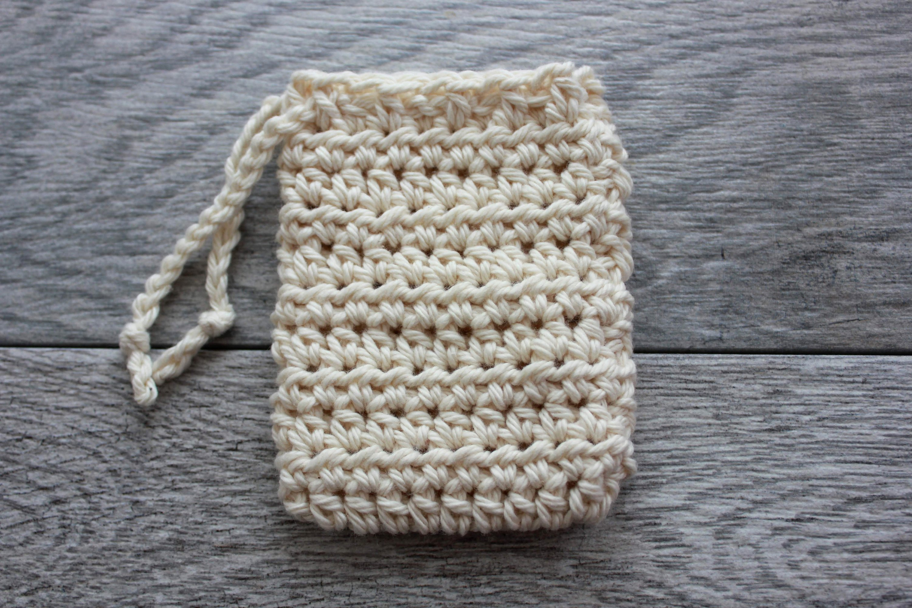 Soap Bag Crochet Pattern Organic Farmhouse Style Soap Sack 100 Organic Cotton Soap Etsy